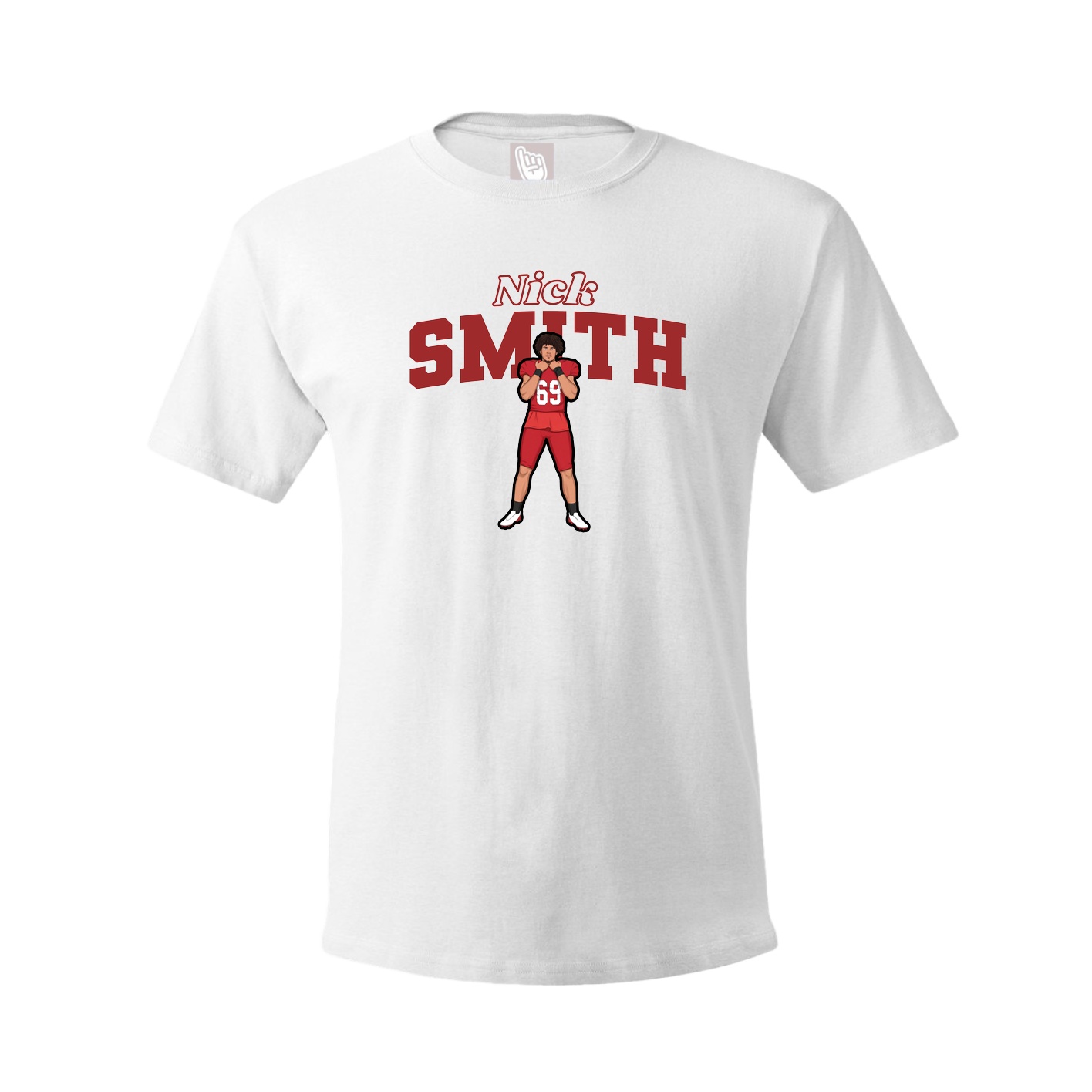 Tee — Name Arch in White