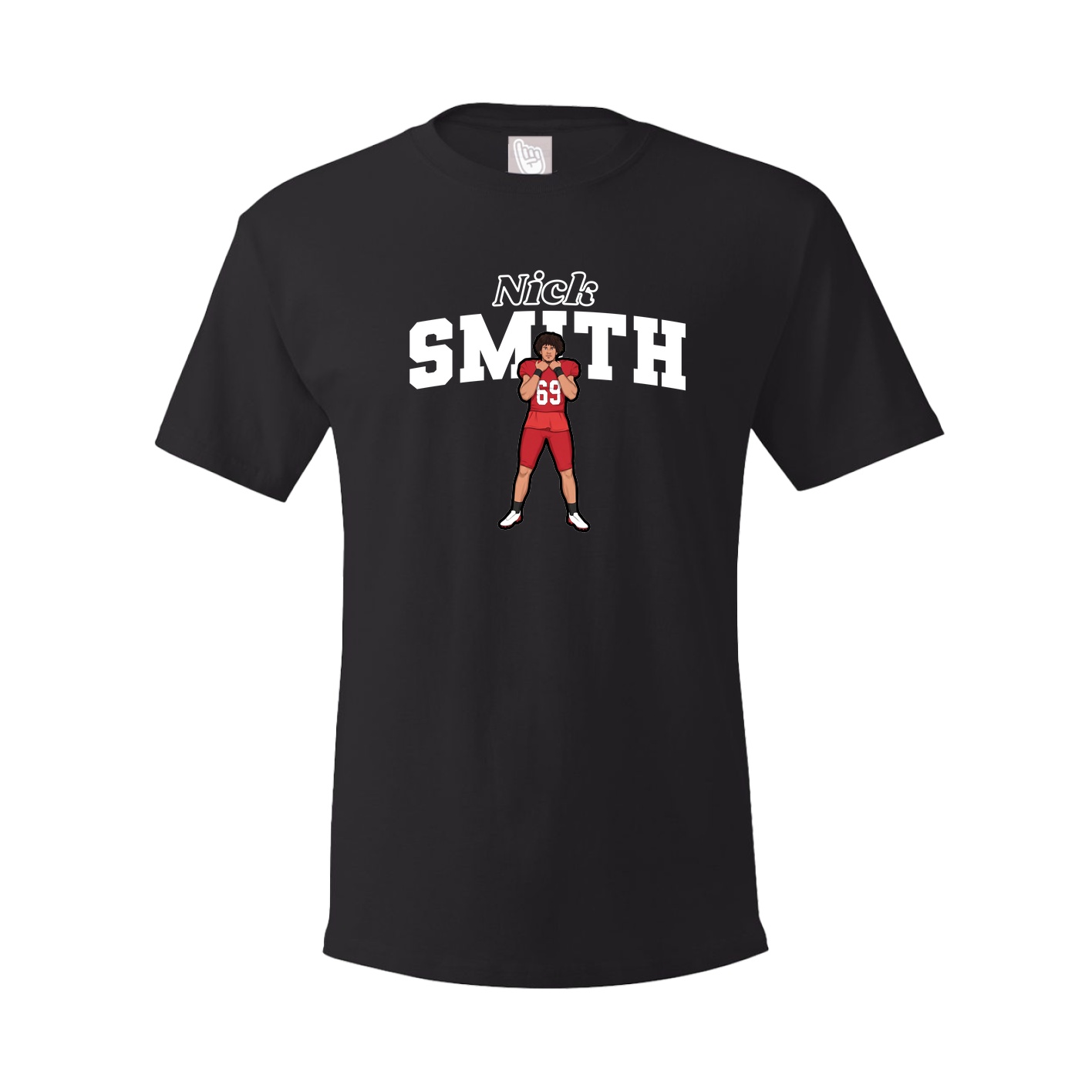Youth Tee — Name Arch in Black