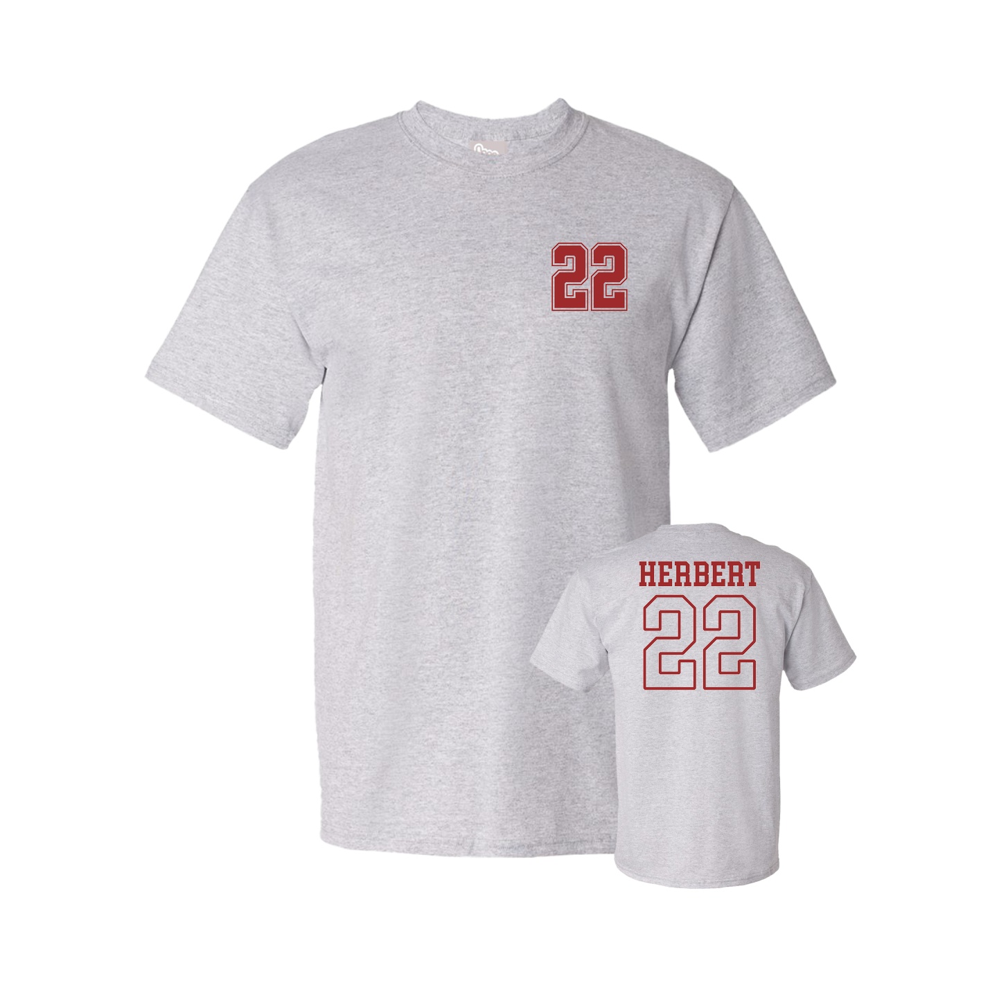 Tee — Chest Back in Grey