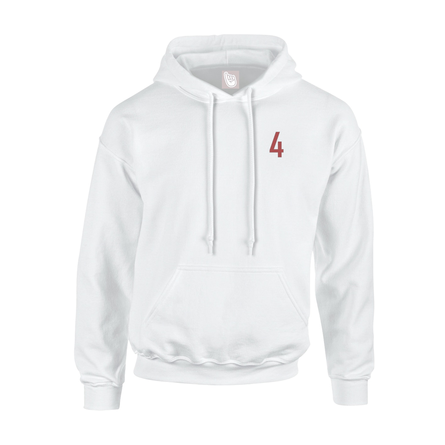 Youth Hoodie — Front Shirsy in White