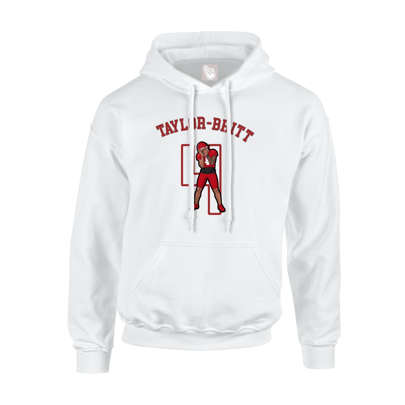 Hoodie — Shirsey Arch in White