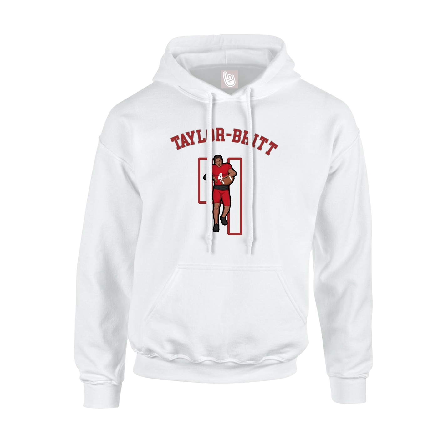 Youth Hoodie — Shirsey Arch in White