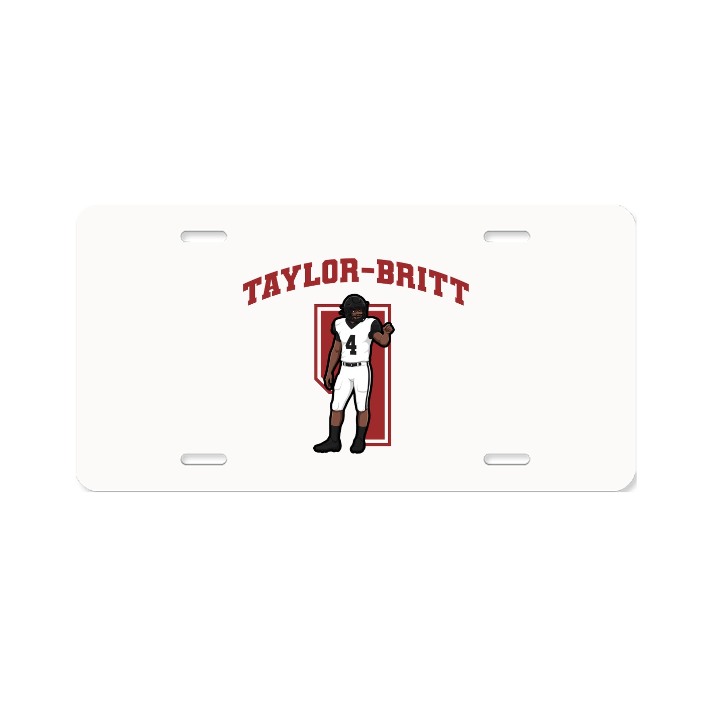 License Plate — Number in Classic