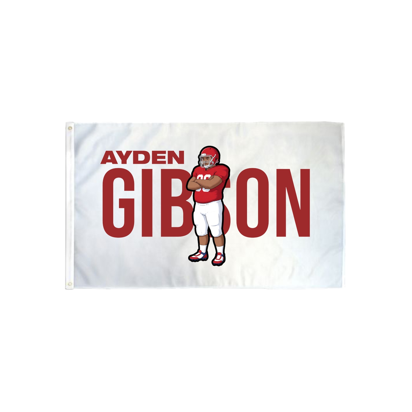 3x5 Flag — Player Name in Classic