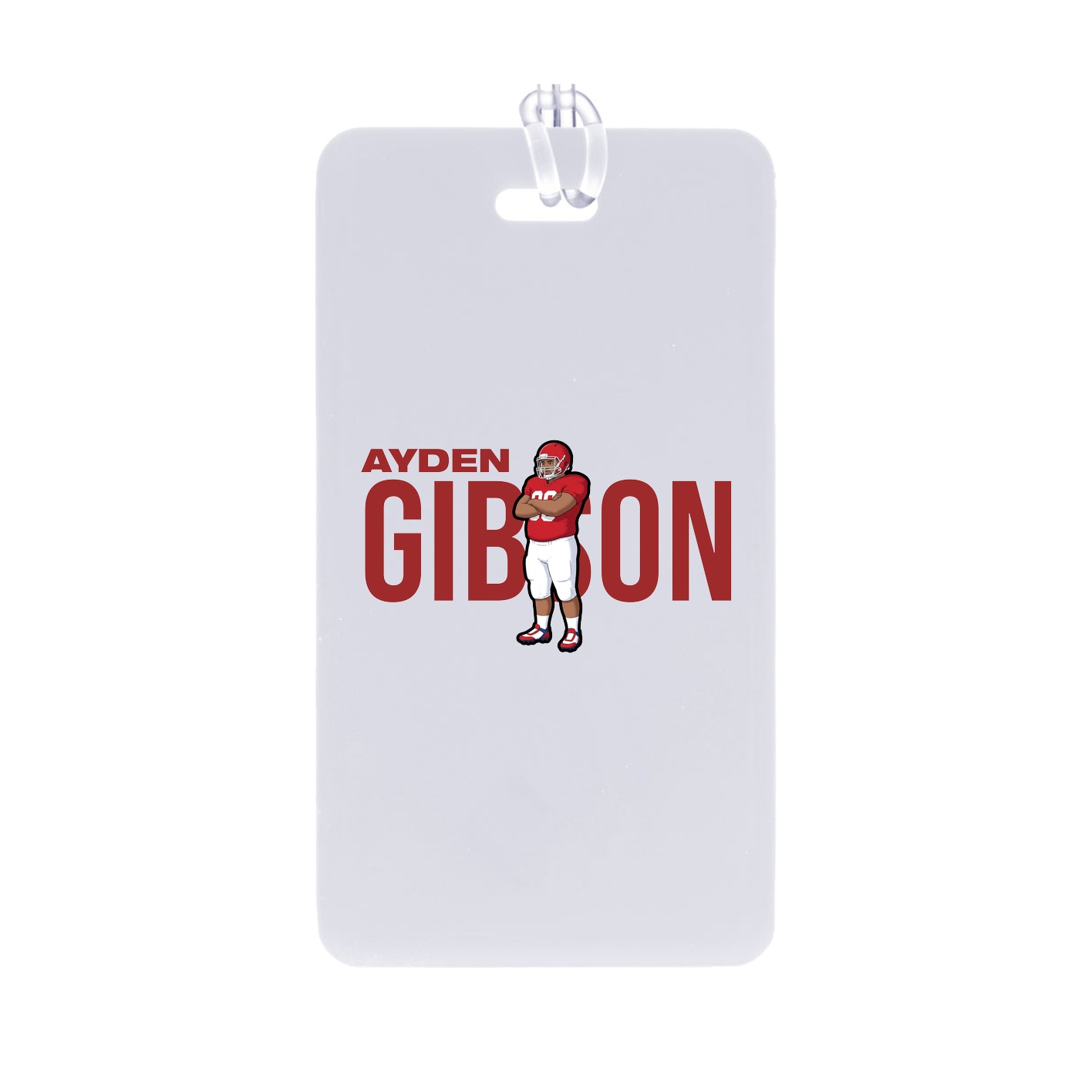 Bag Tag — Player Name in Classic