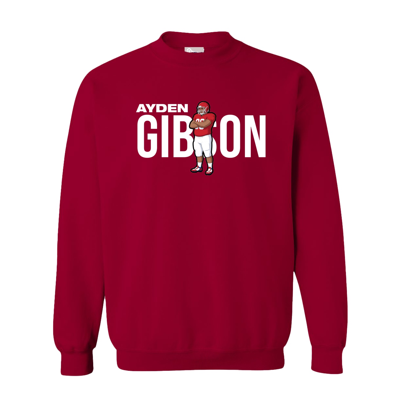 Fleece Crew — Player Name in Cardinal