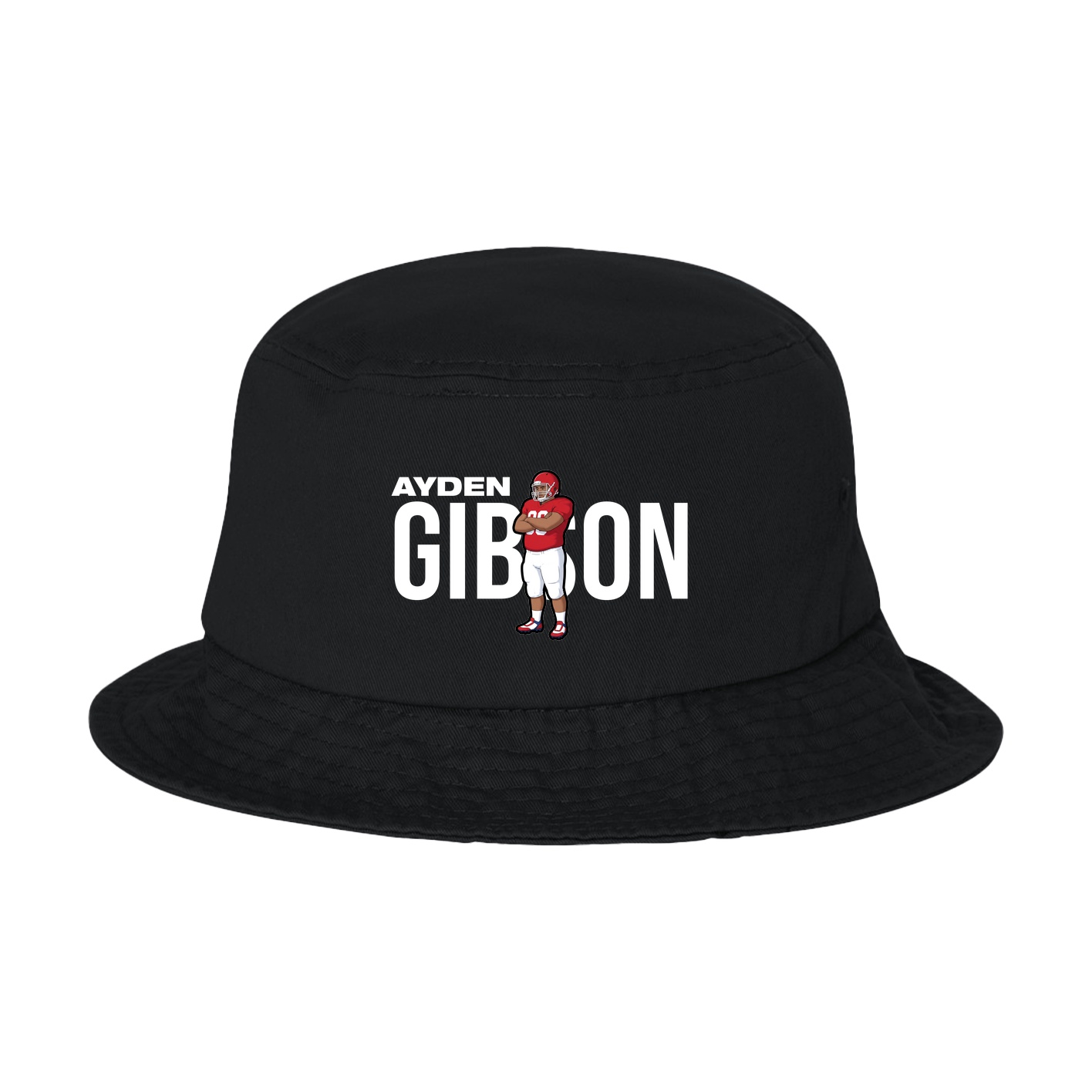 Bucket Cap — Player Name in Black