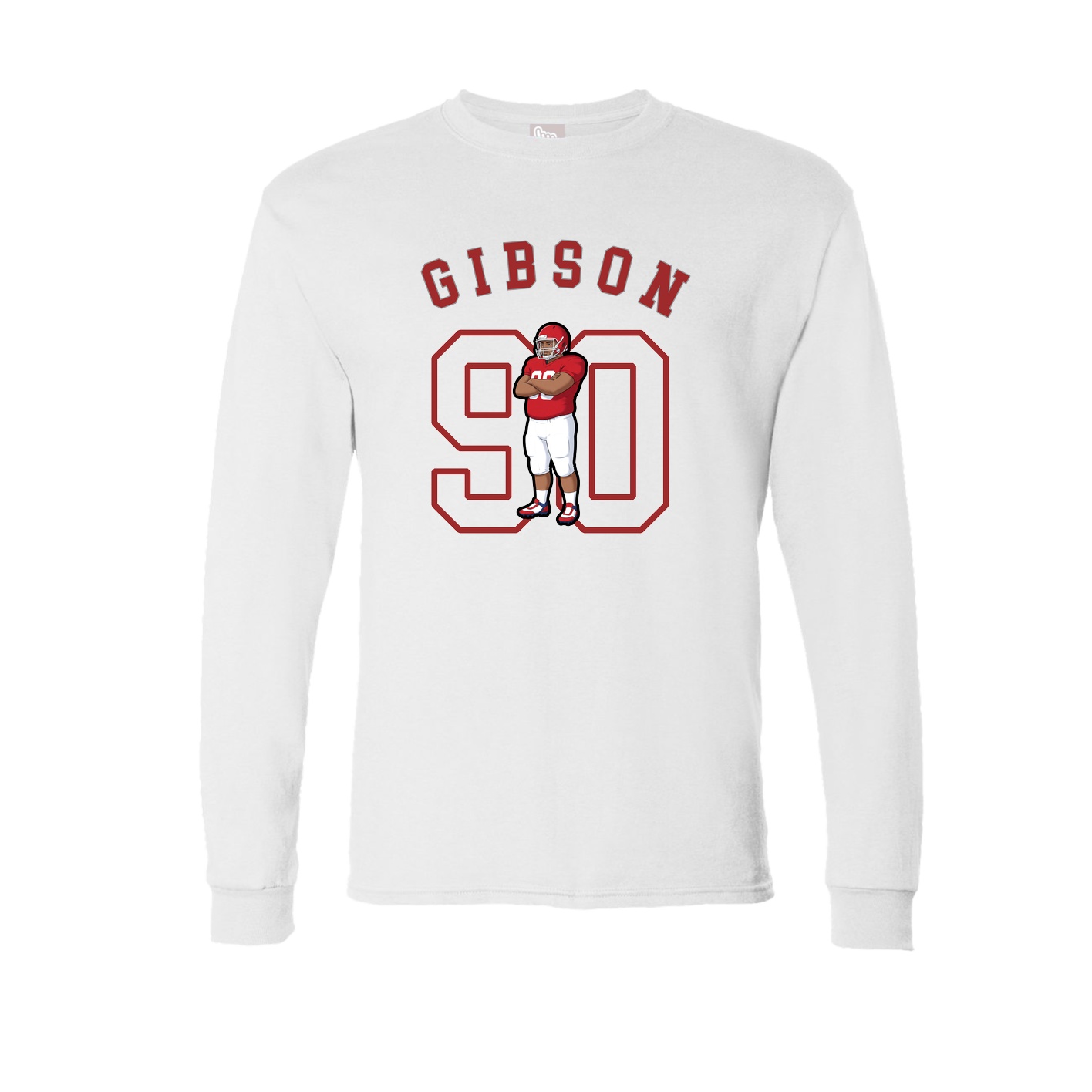 Long Sleeve Tee — Shirsey Arch in White
