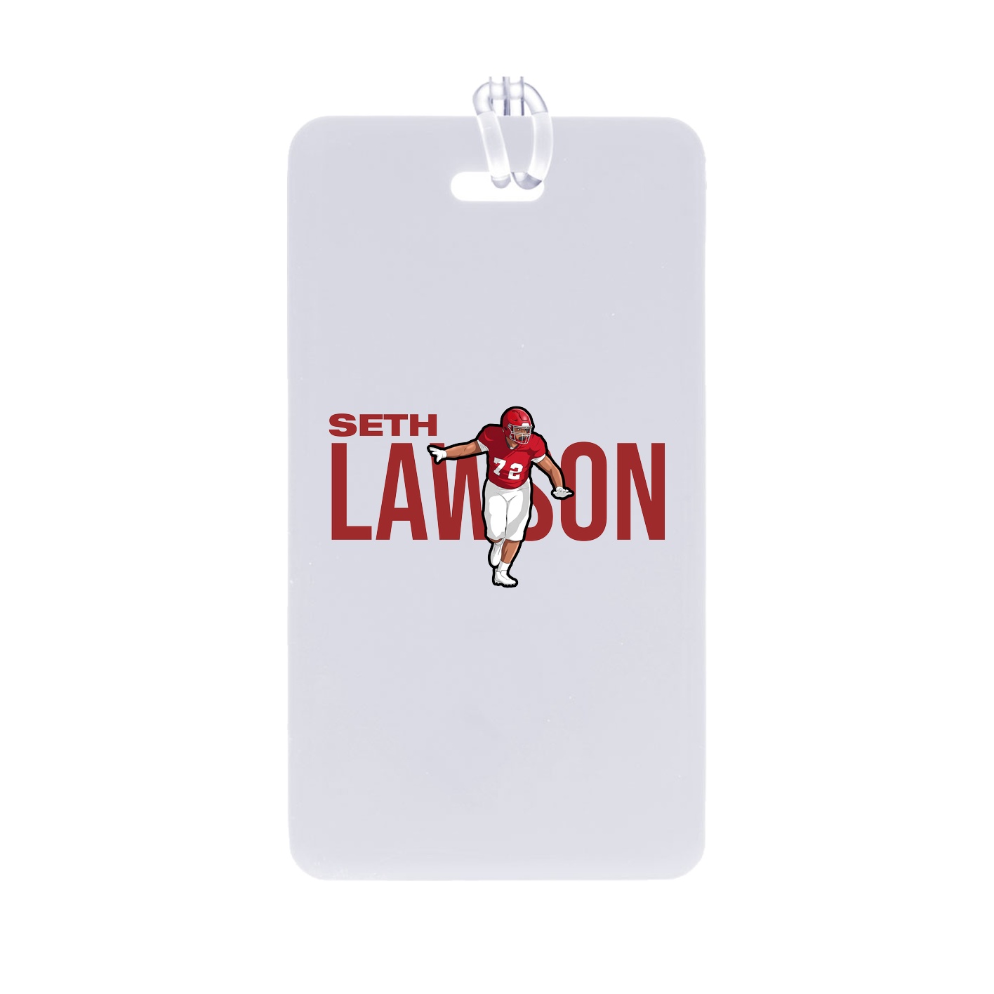 Bag Tag — Player Name in Classic
