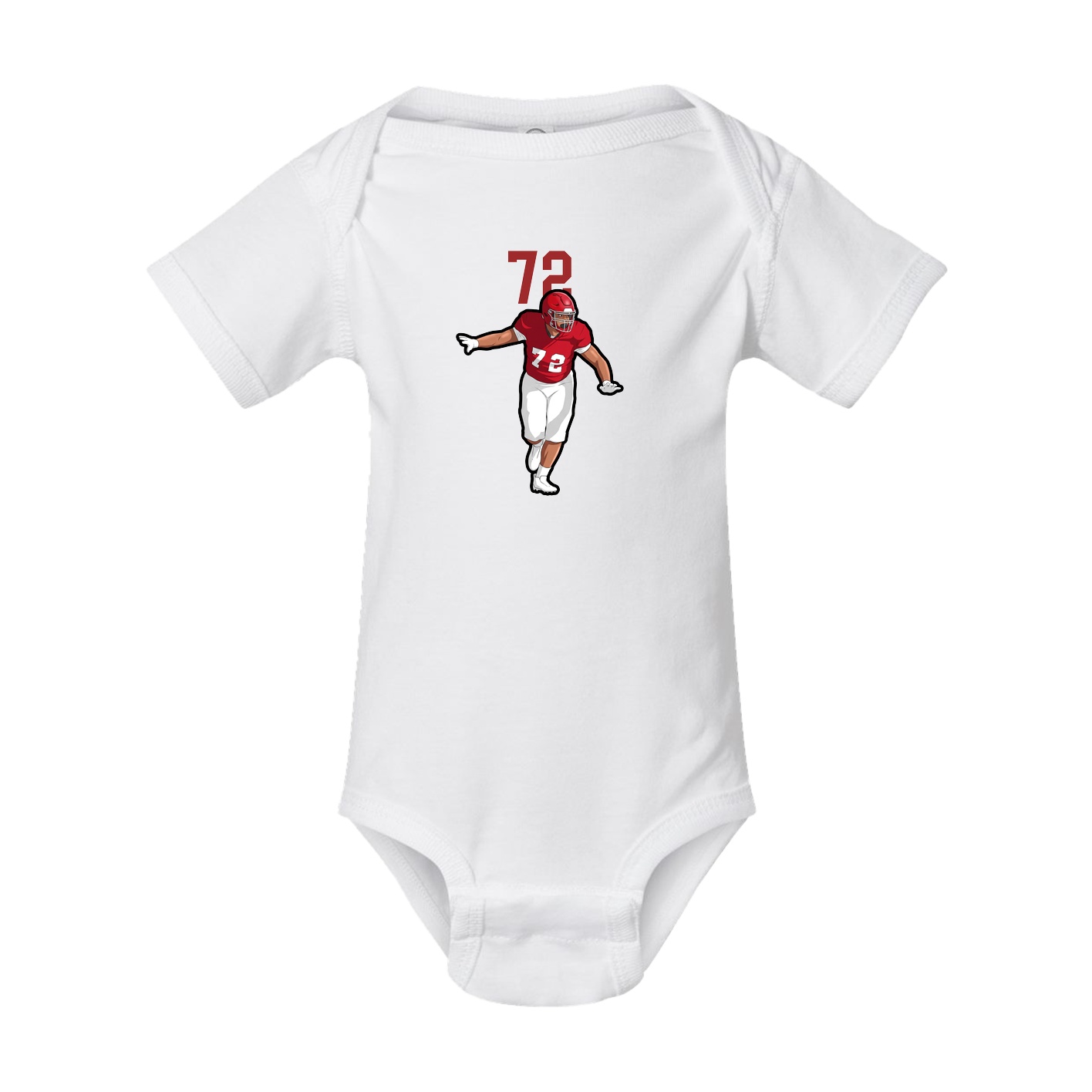 Baby Onesie — Number Top in White