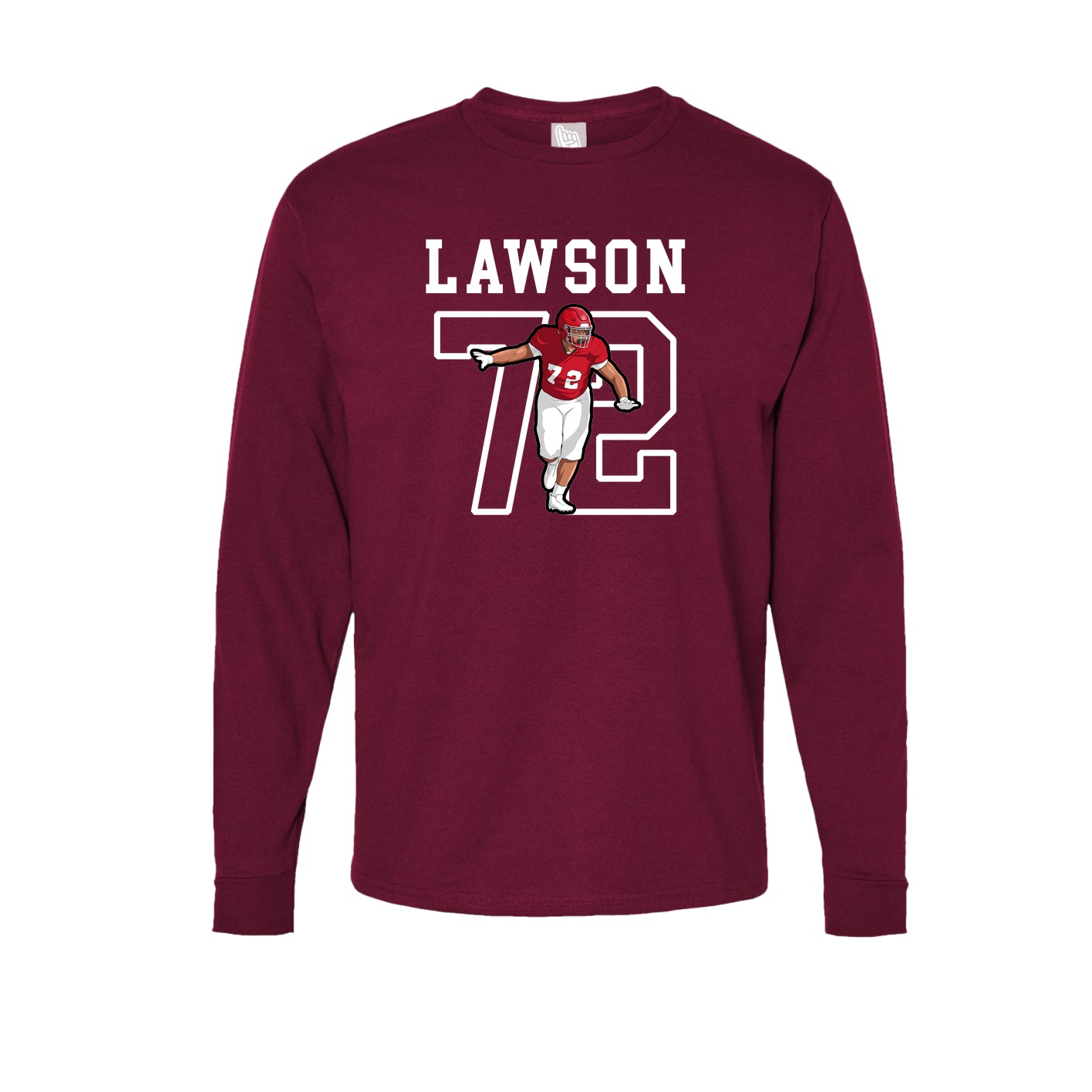Long Sleeve Tee — Shirsey in Cardinal