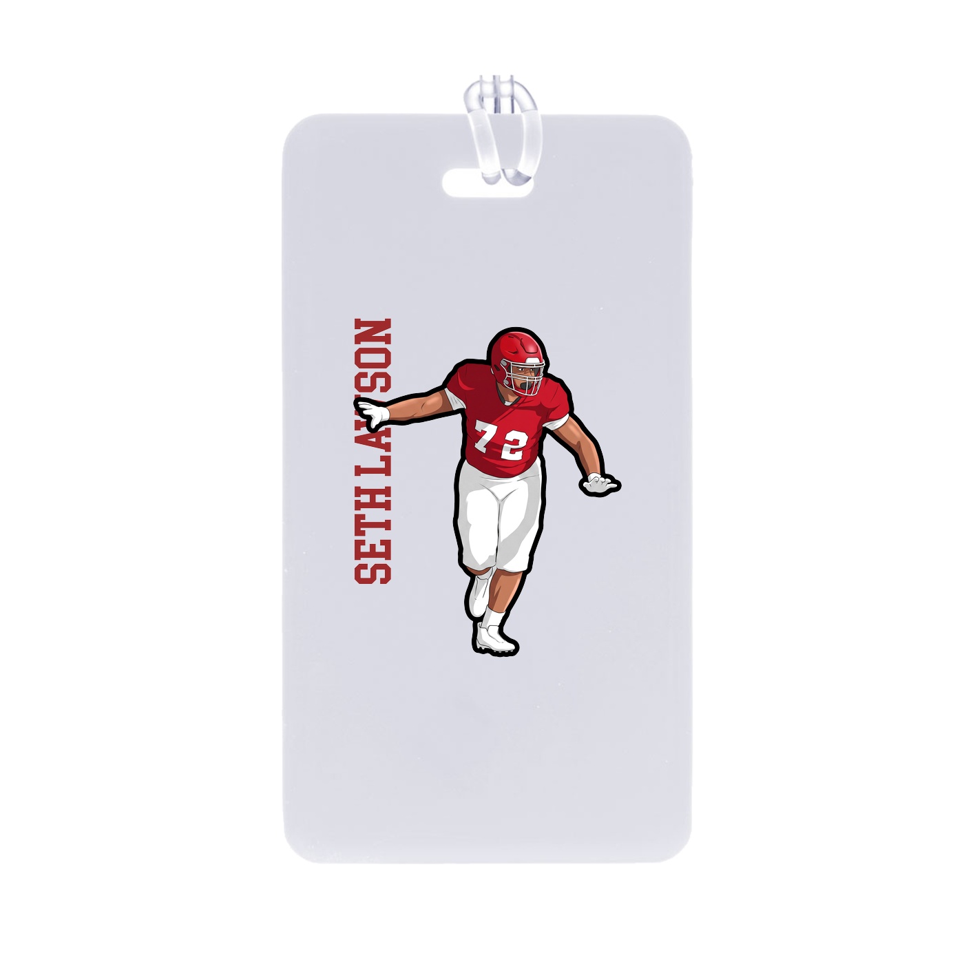 Bag Tag — Name Vertical in Classic