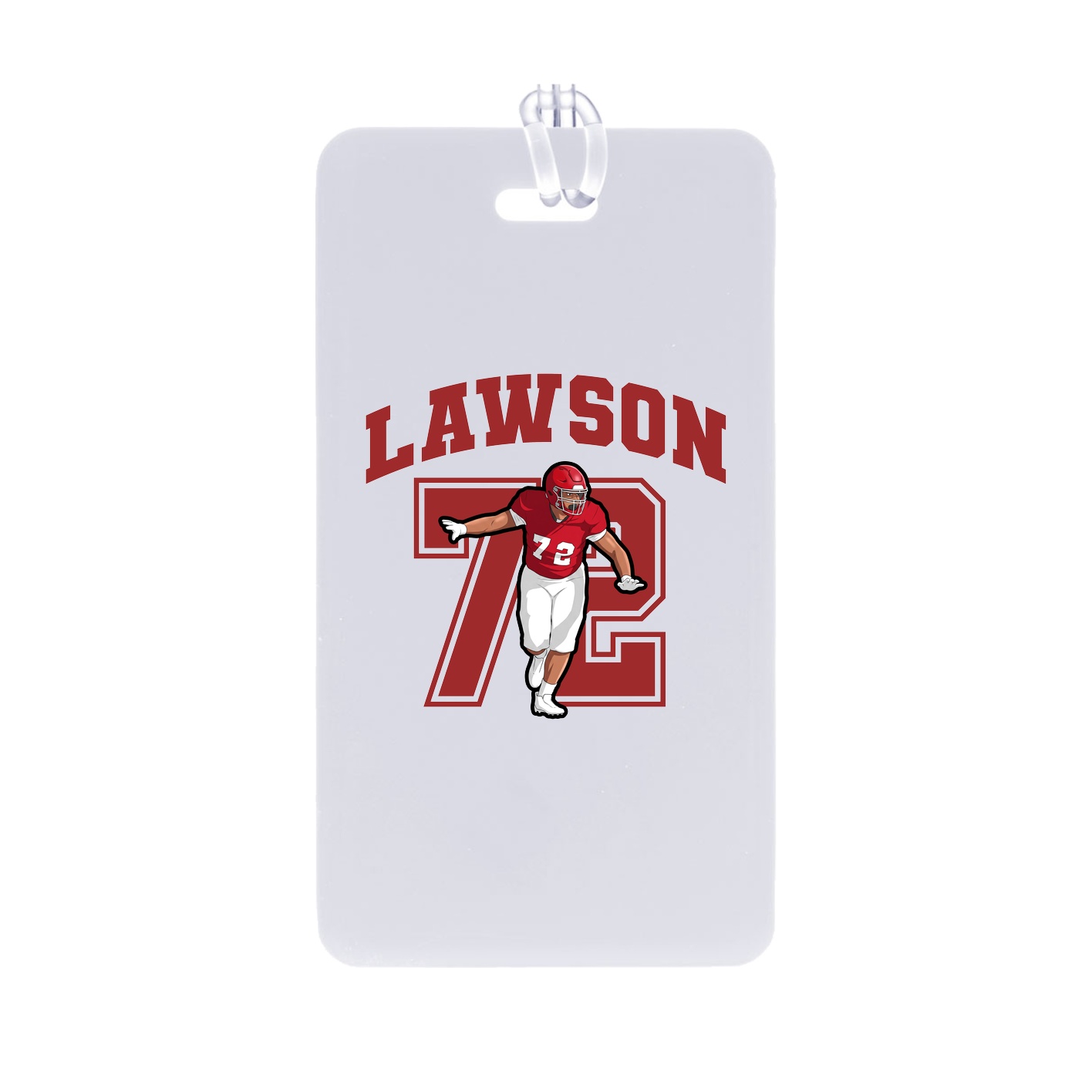 Bag Tag — Number in Classic