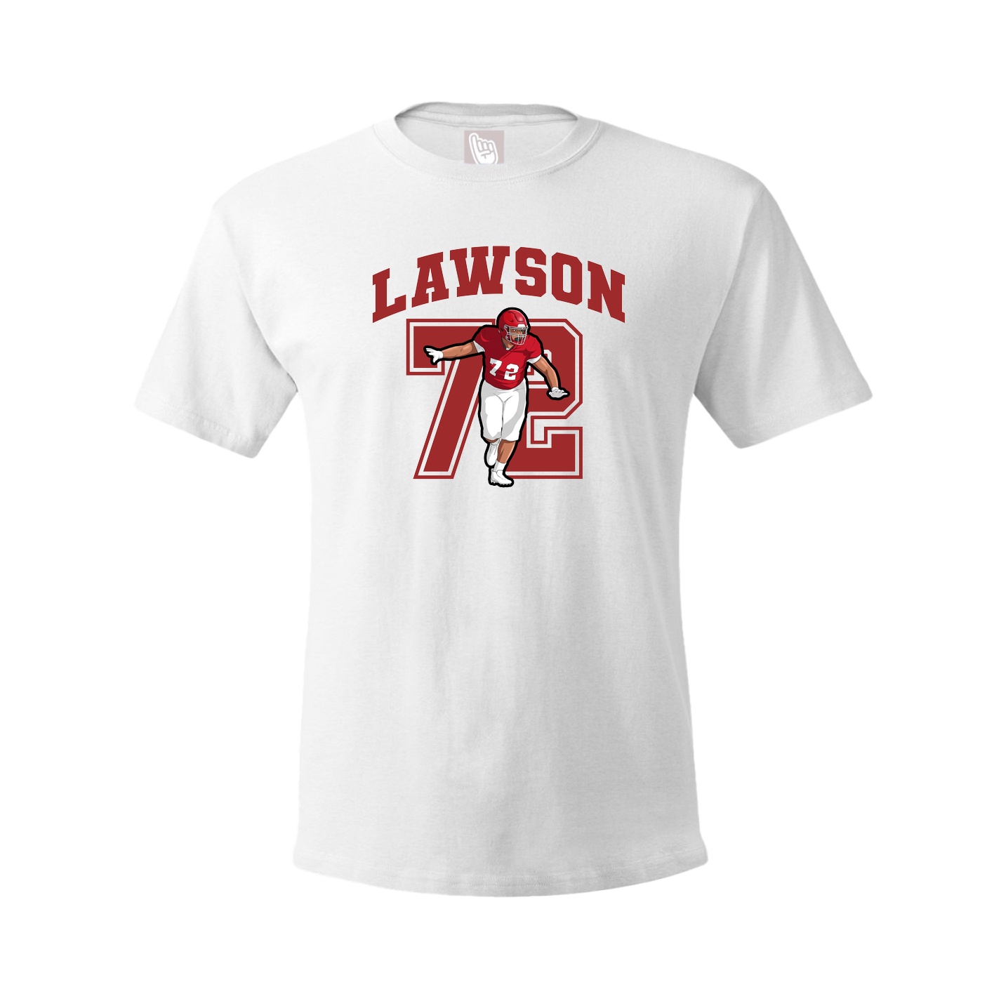 Tee — Number in White