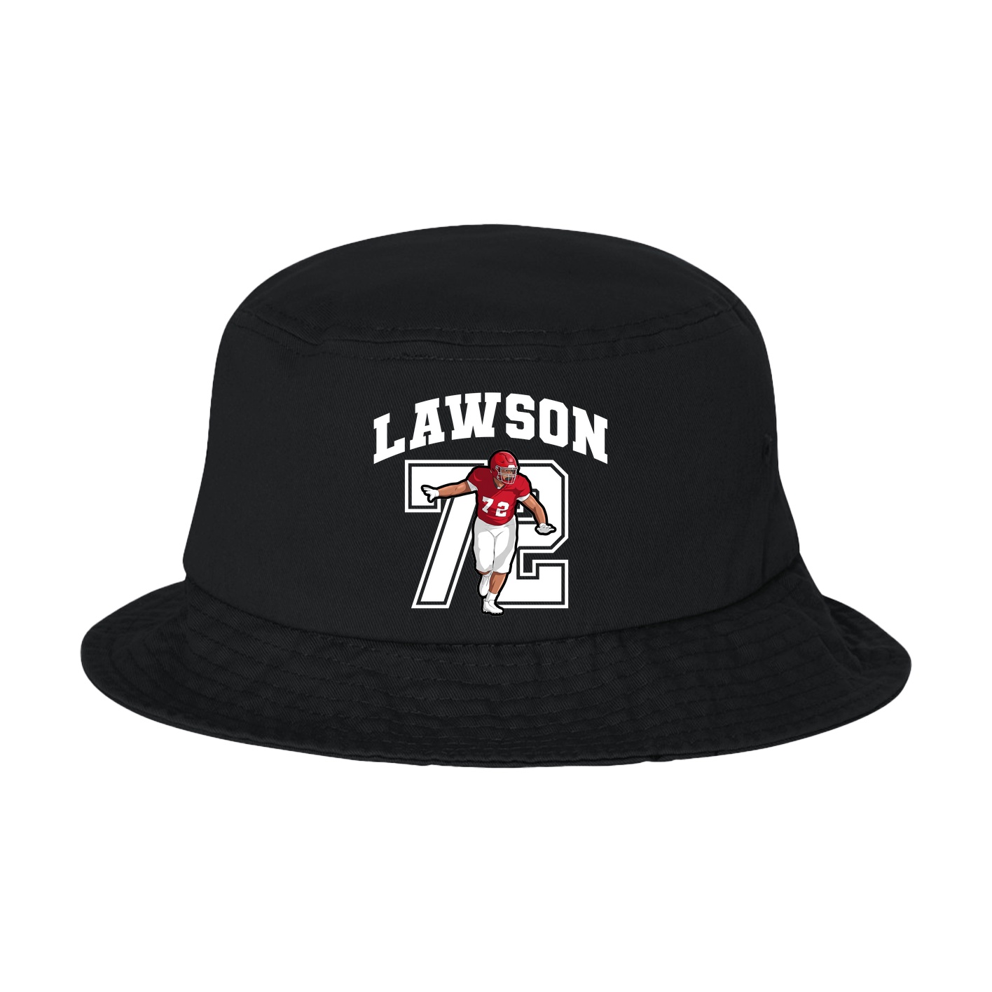 Bucket Cap — Number in Black