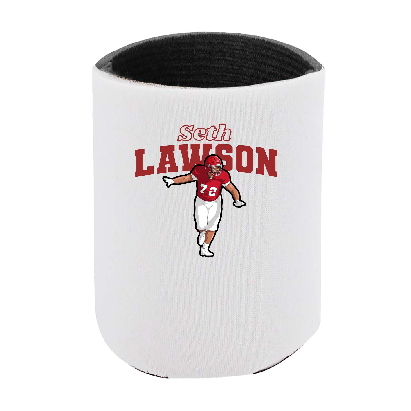 Can Holder — Name Arch in White