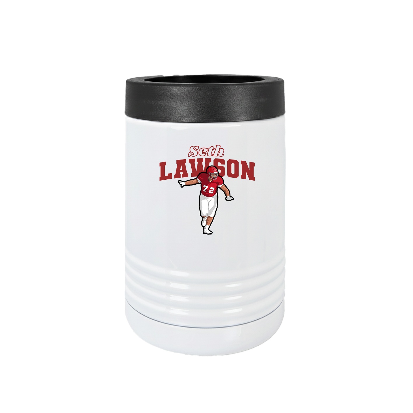 Beverage Holder — Name Arch in White