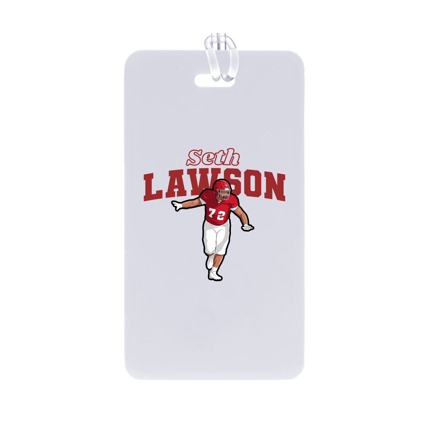 Bag Tag — Name Arch in Classic