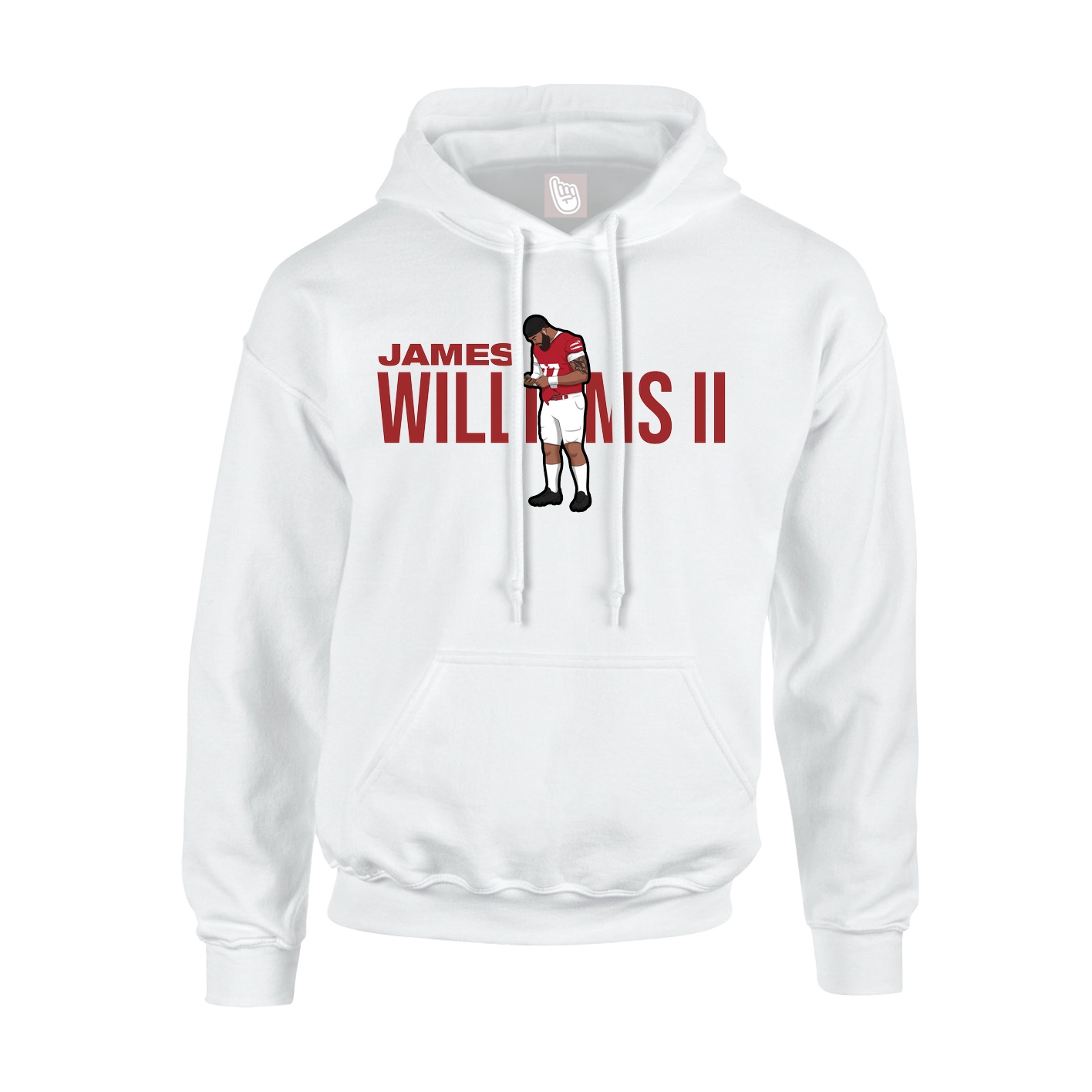 Hoodie — Player Name in White