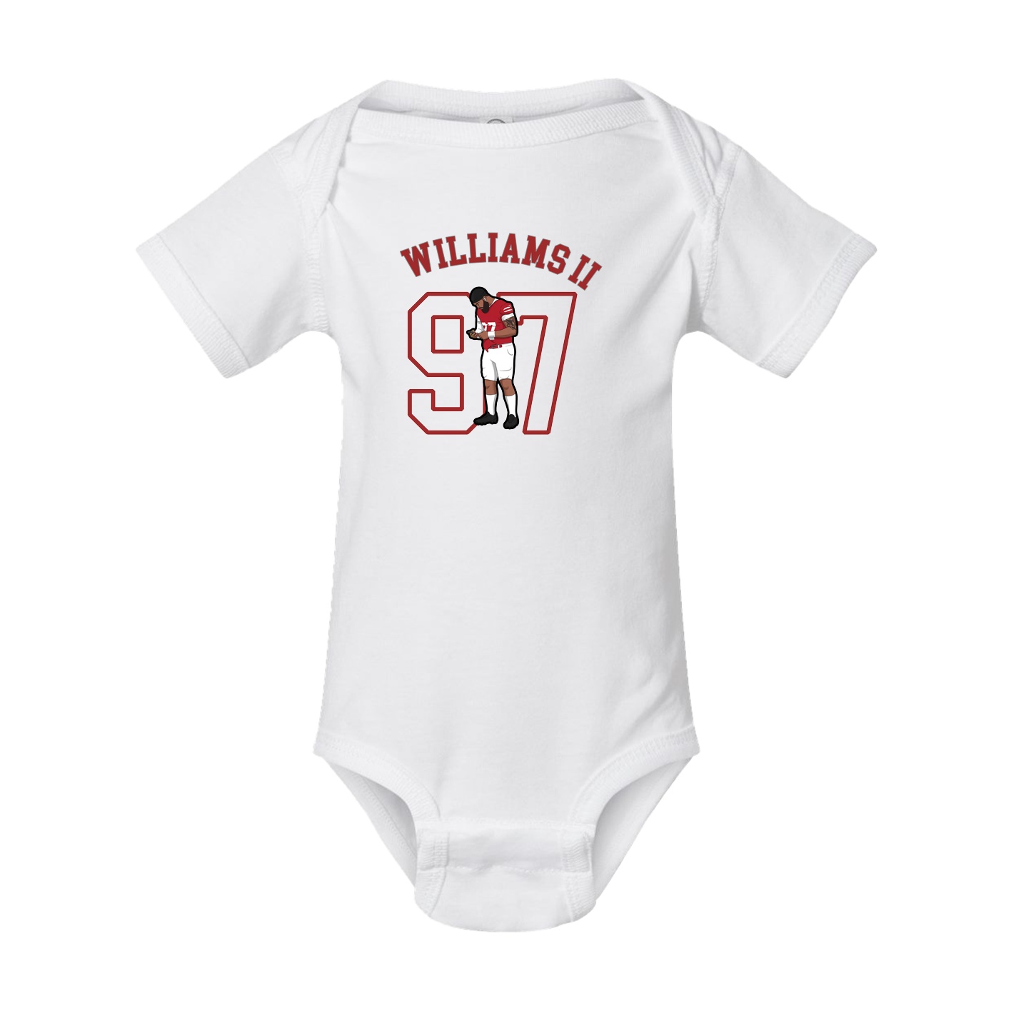 Baby Onesie — Shirsey Arch in White