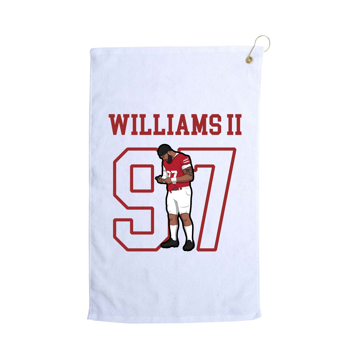 Golf Towel — Shirsey in White