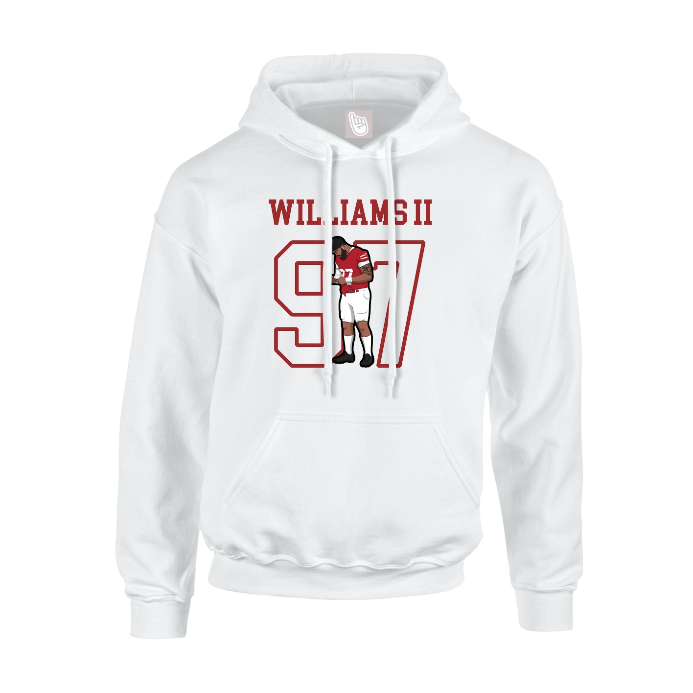 Youth Hoodie — Shirsey in White