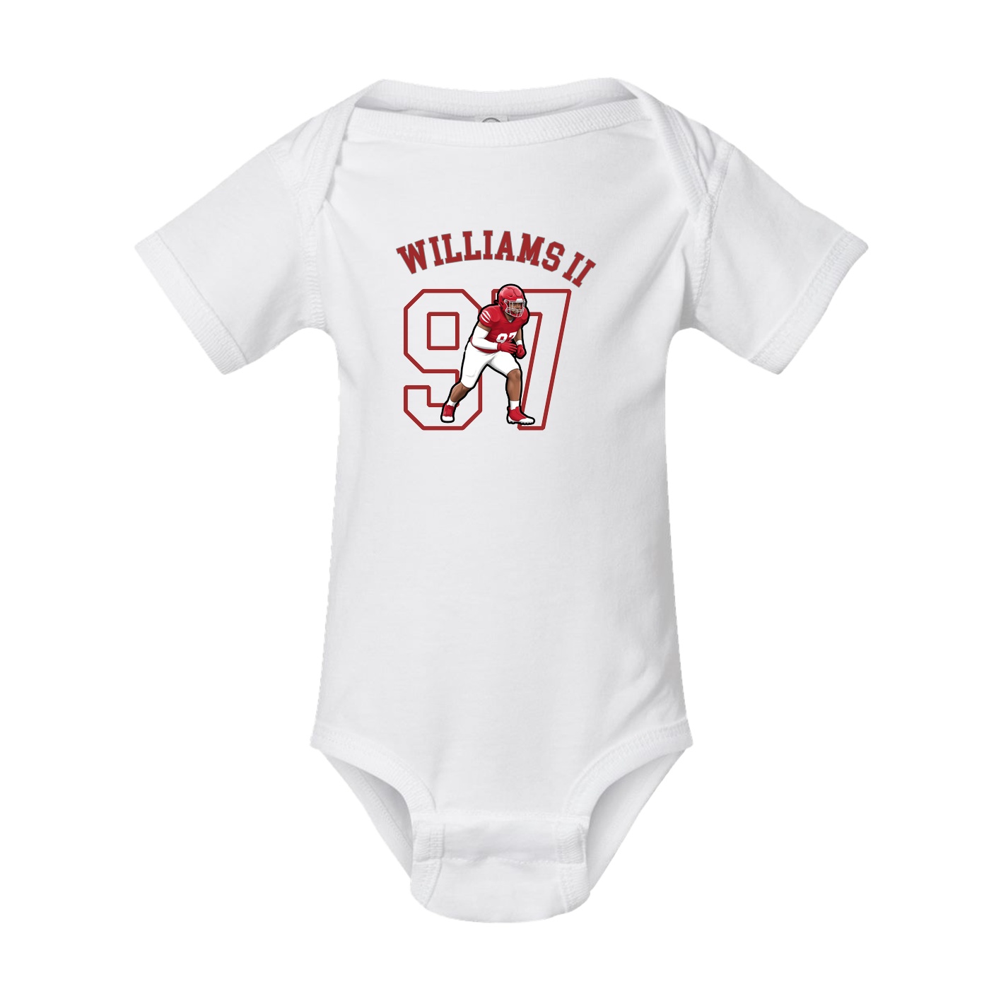 Baby Onesie — Shirsey Arch in White