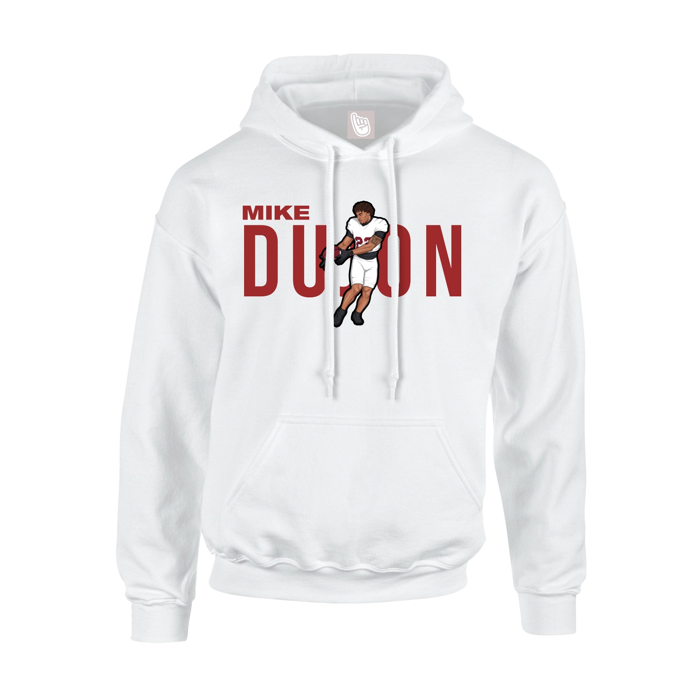 Hoodie — Player Name in White