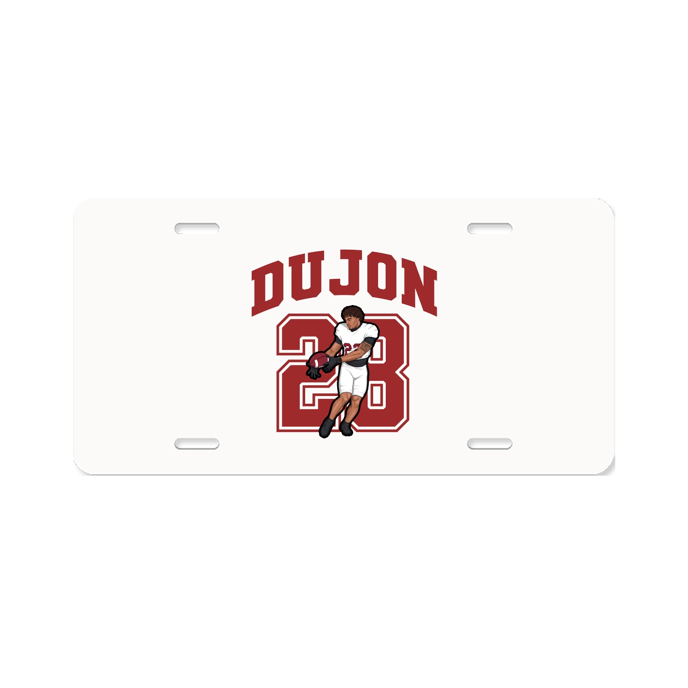 License Plate — Number in Classic