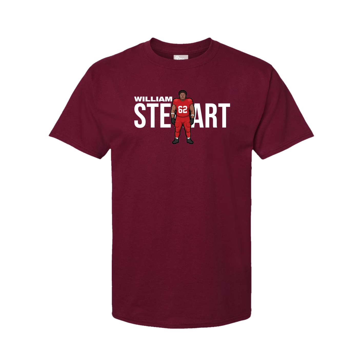 Tee — Player Name in Cardinal
