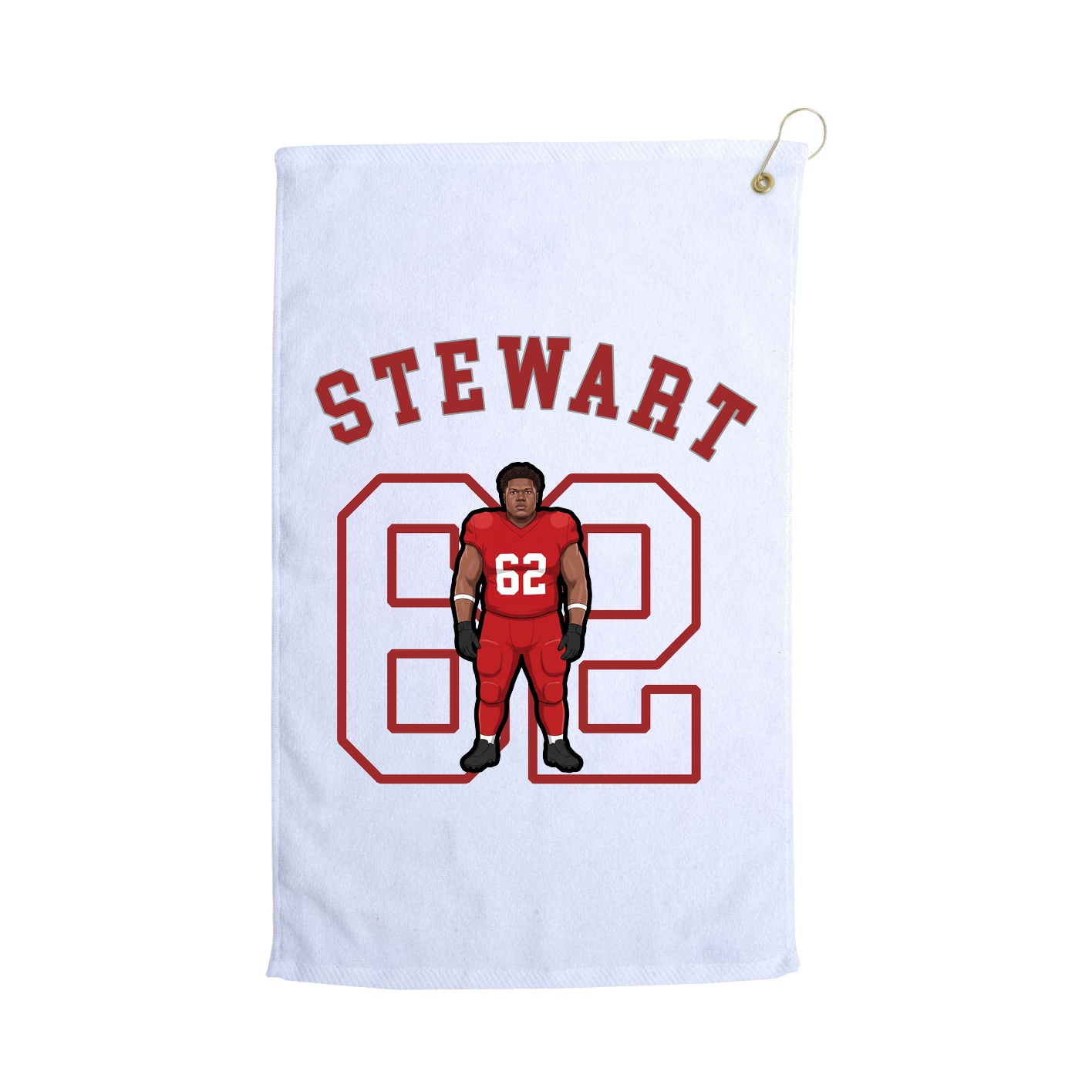 Golf Towel — Shirsey Arch in White