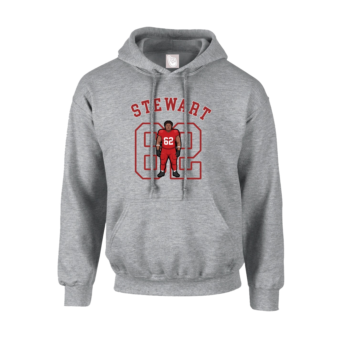 Youth Hoodie — Shirsey Arch in Grey