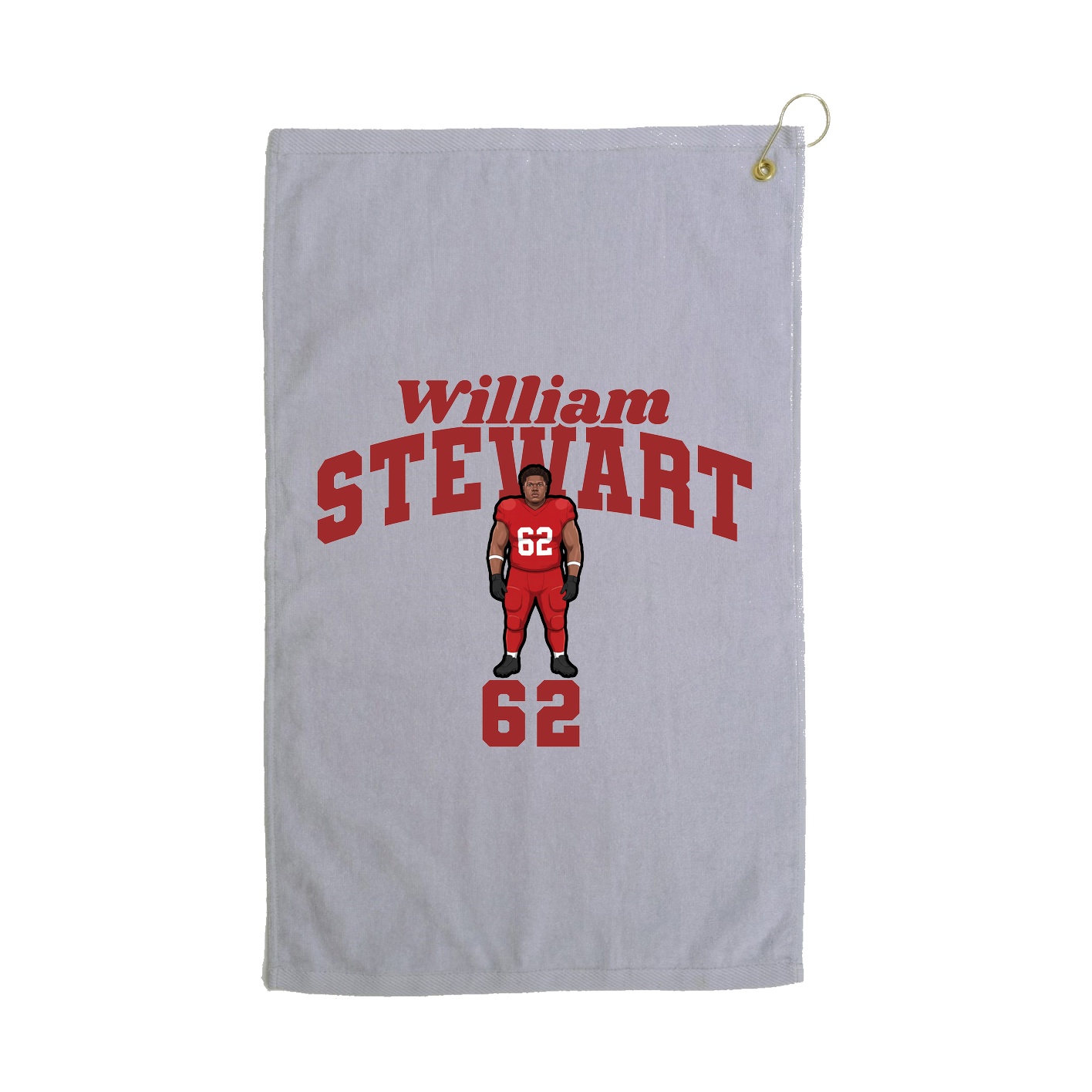 Golf Towel — Signature Arch in Grey