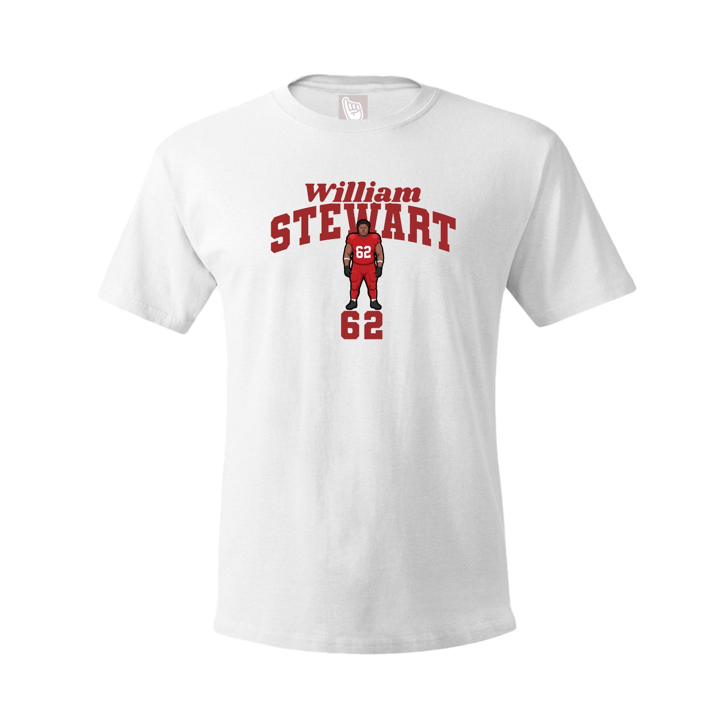 Youth Tee — Signature Arch in White