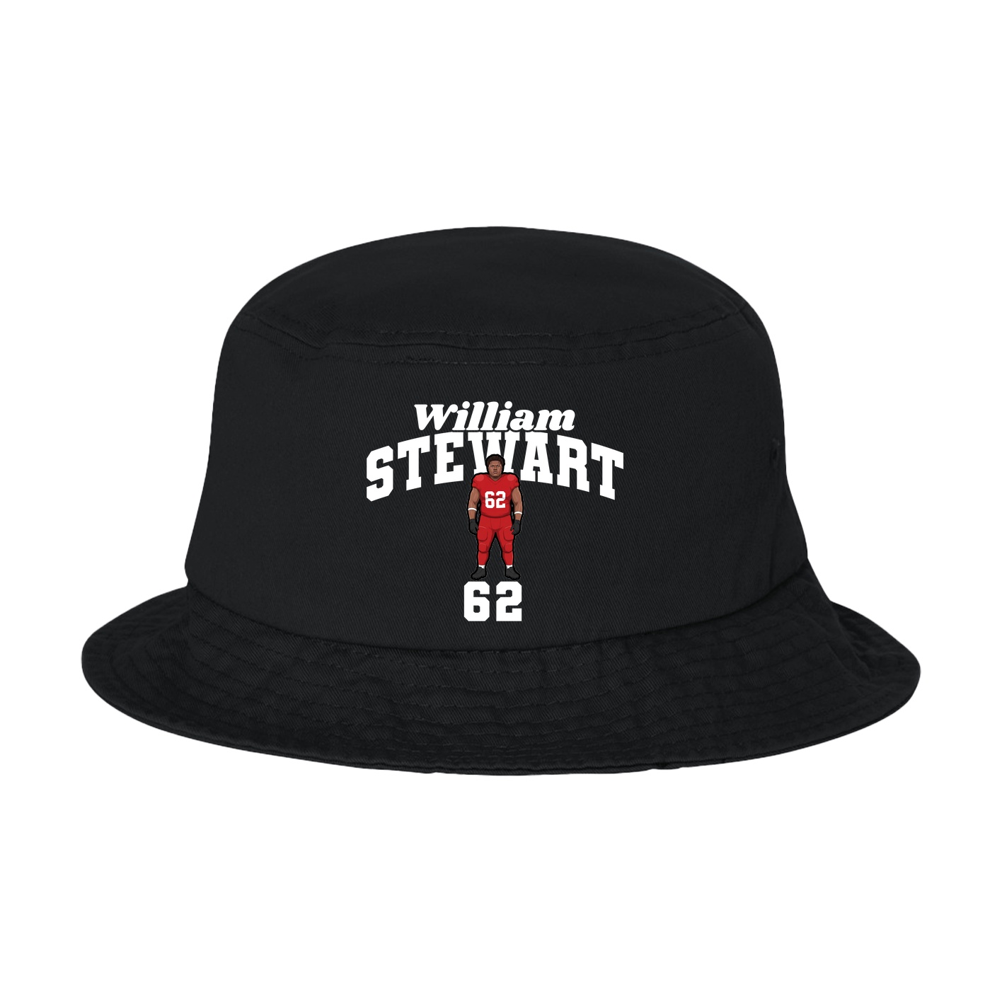 Bucket Cap — Signature Arch in Black