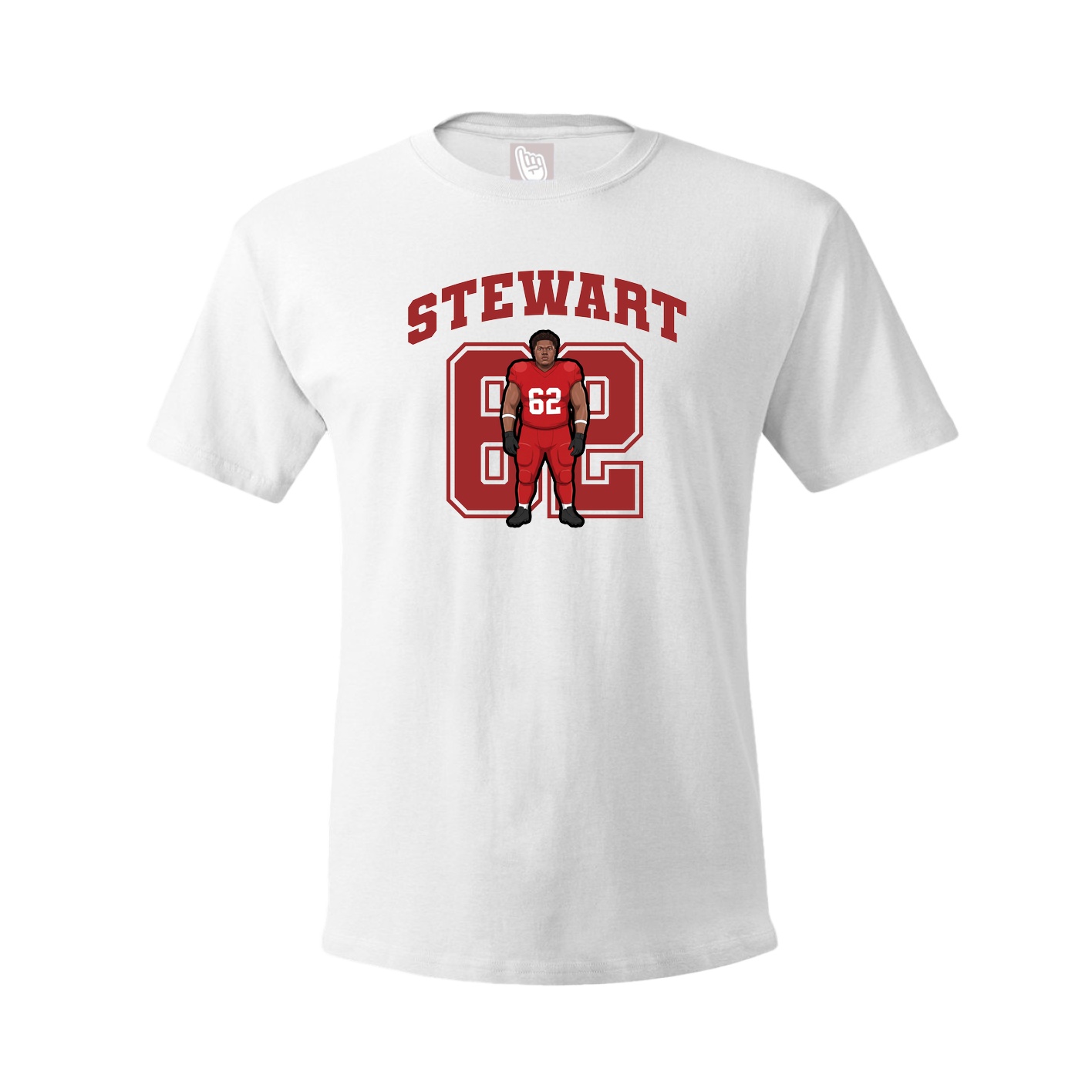 Tee — Number in White