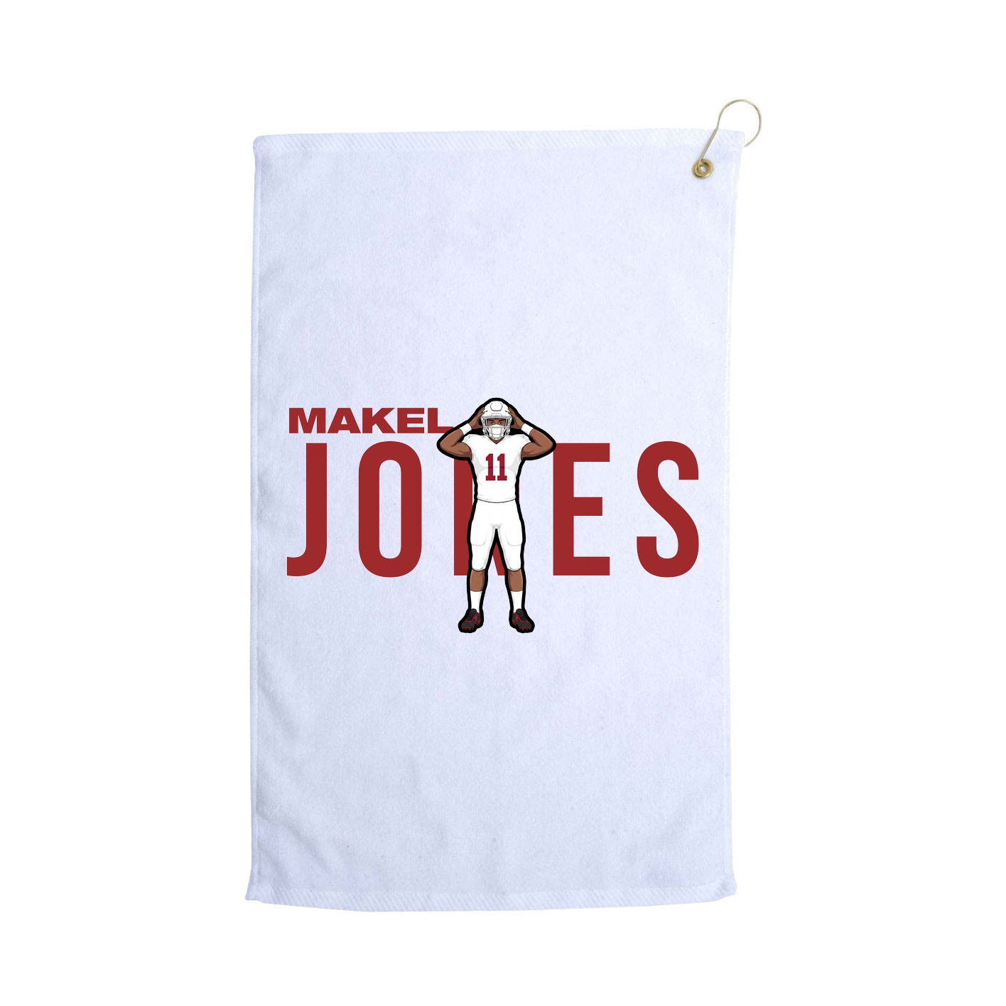 Golf Towel — Player Name in White