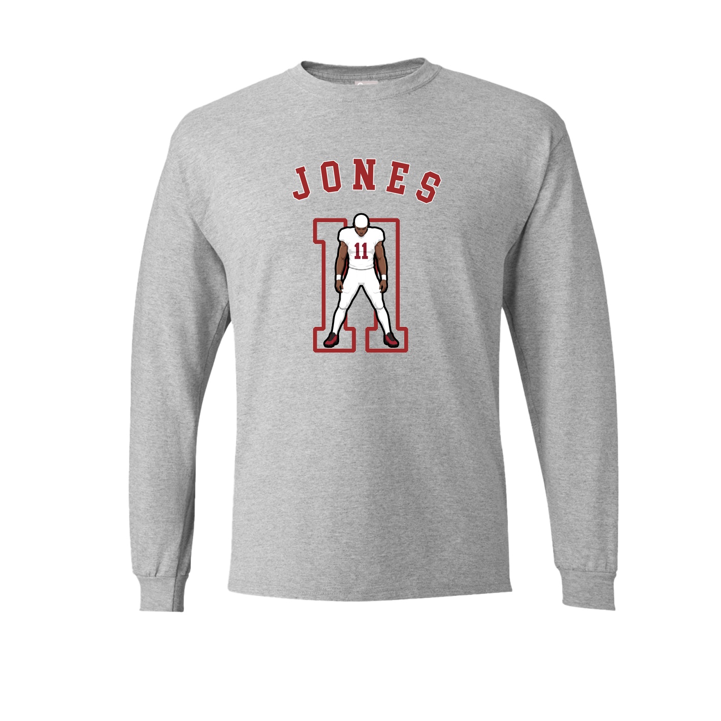 Long Sleeve Tee — Shirsey Arch in Grey