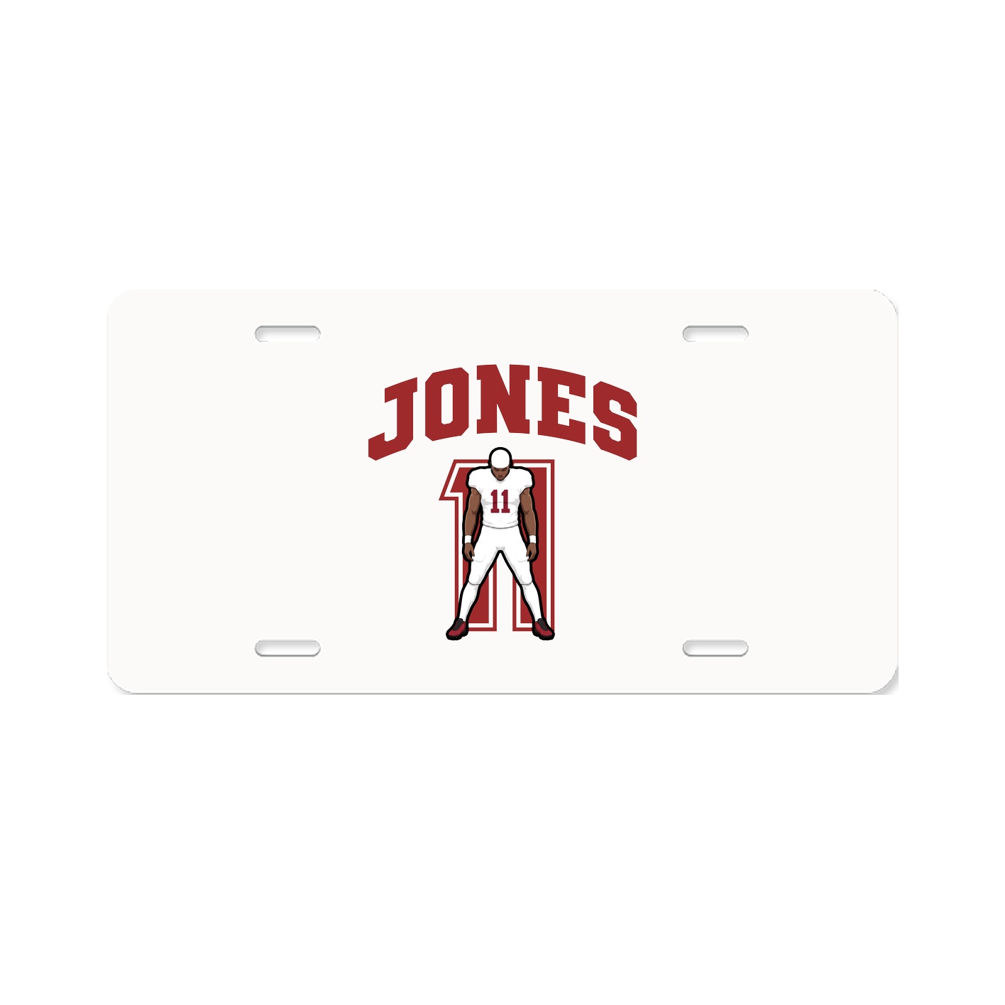 License Plate — Number in Classic