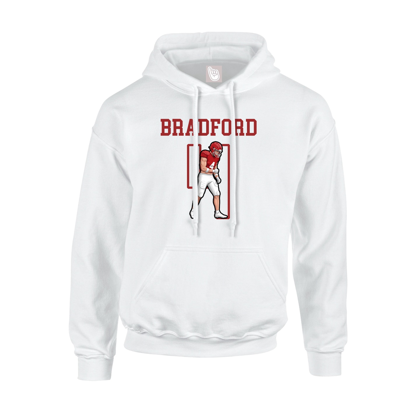 Youth Hoodie — Shirsey in White