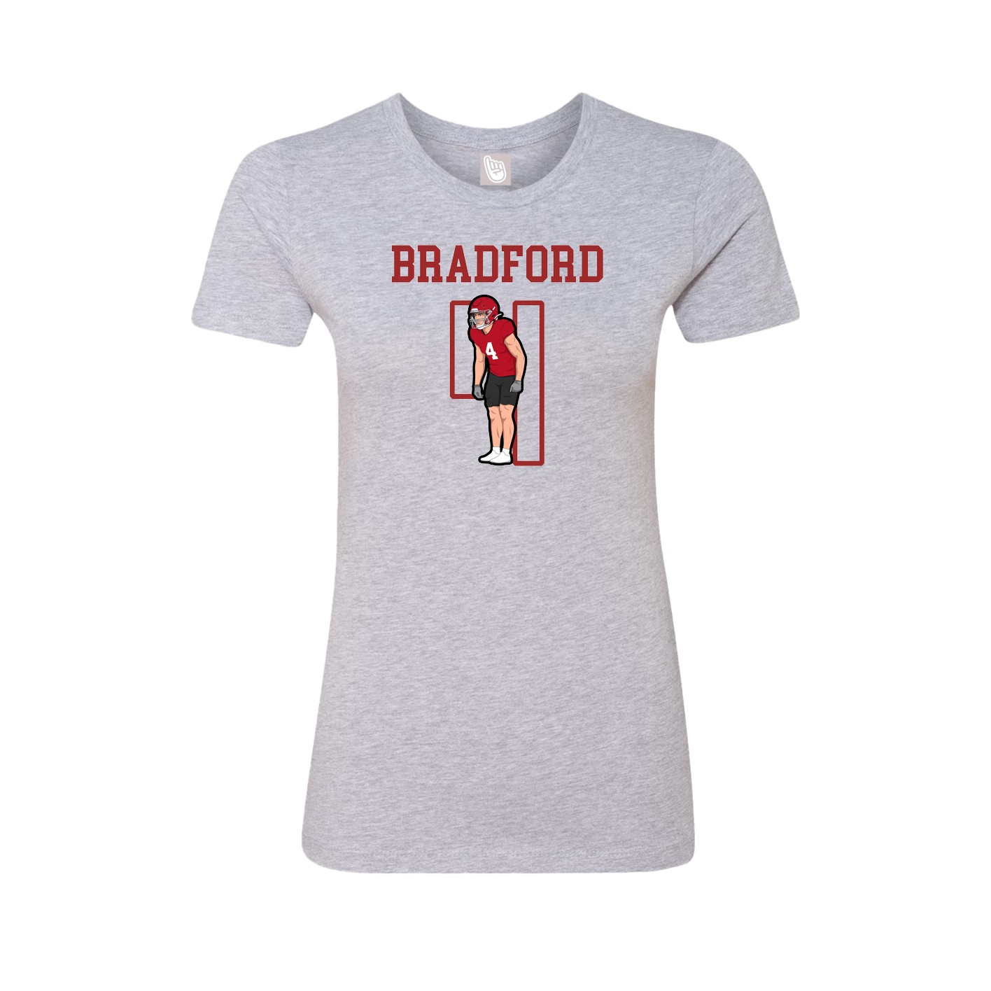 Fitted Women's Tee — Shirsey in Grey