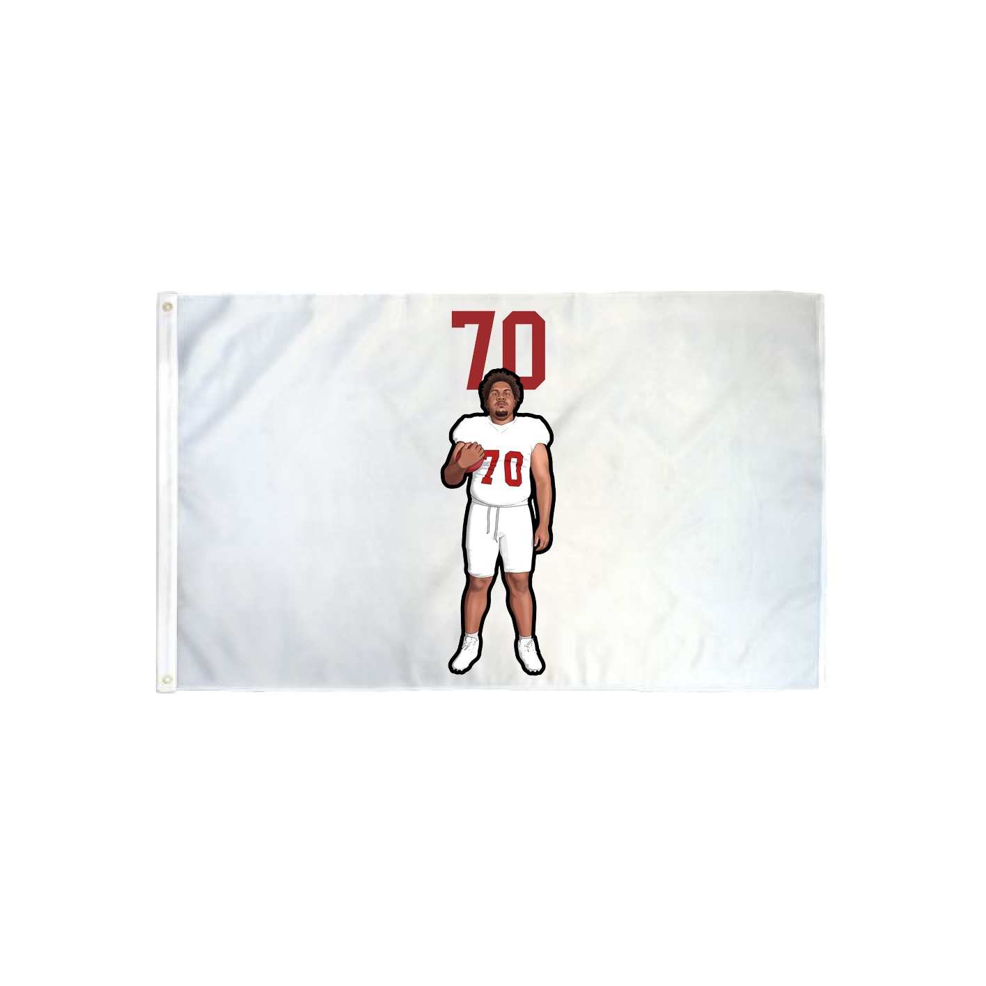 3x5 Flag — Number Top in Classic