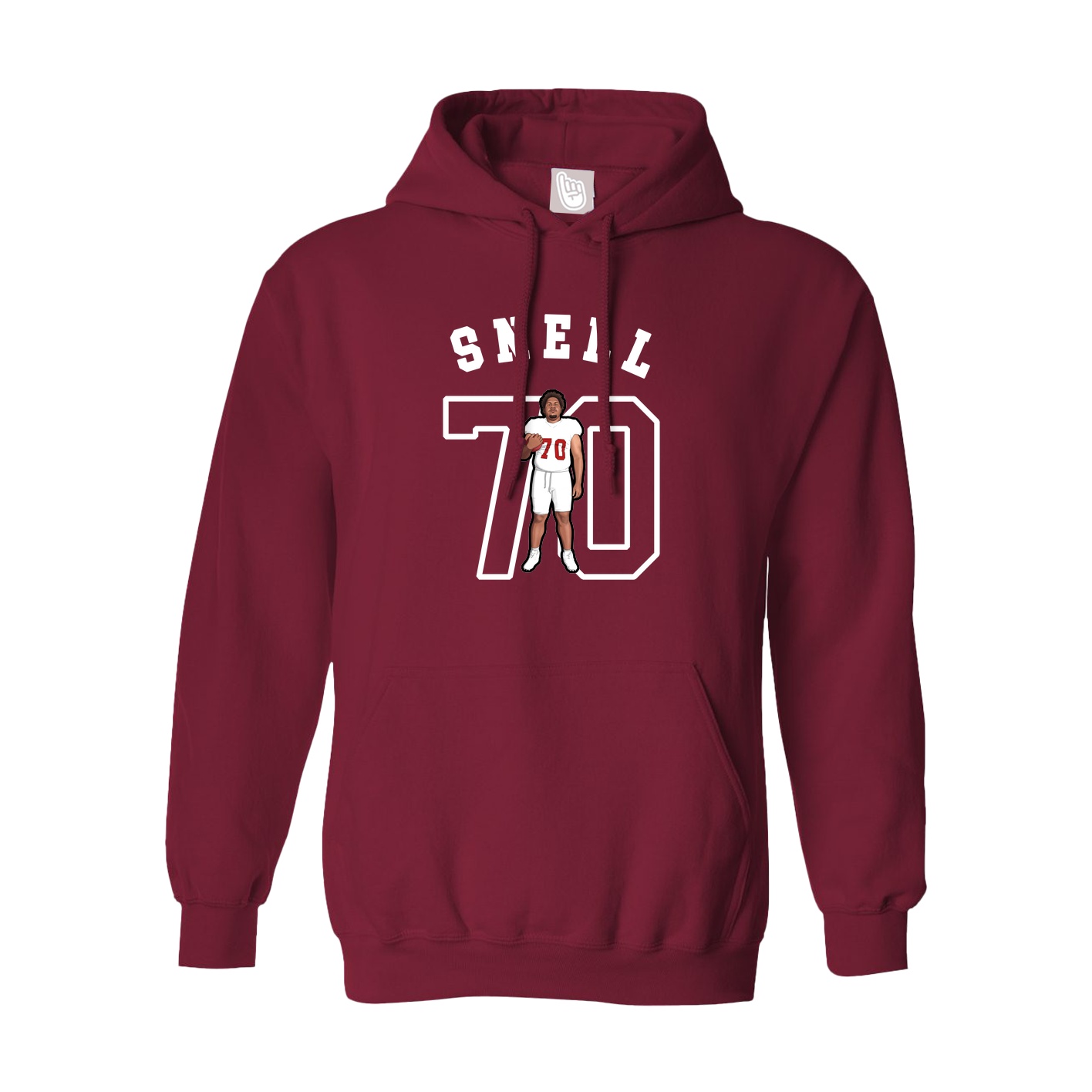 Hoodie — Shirsey Arch in Cardinal