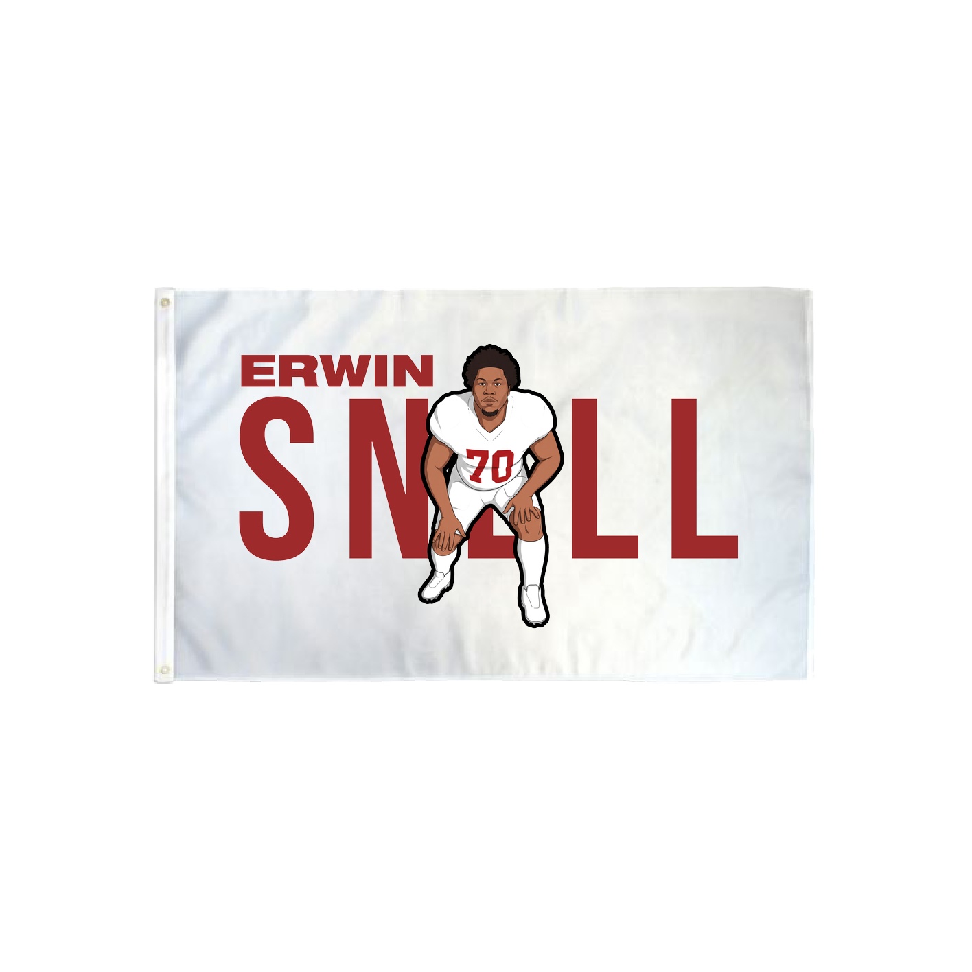 3x5 Flag — Player Name in Classic