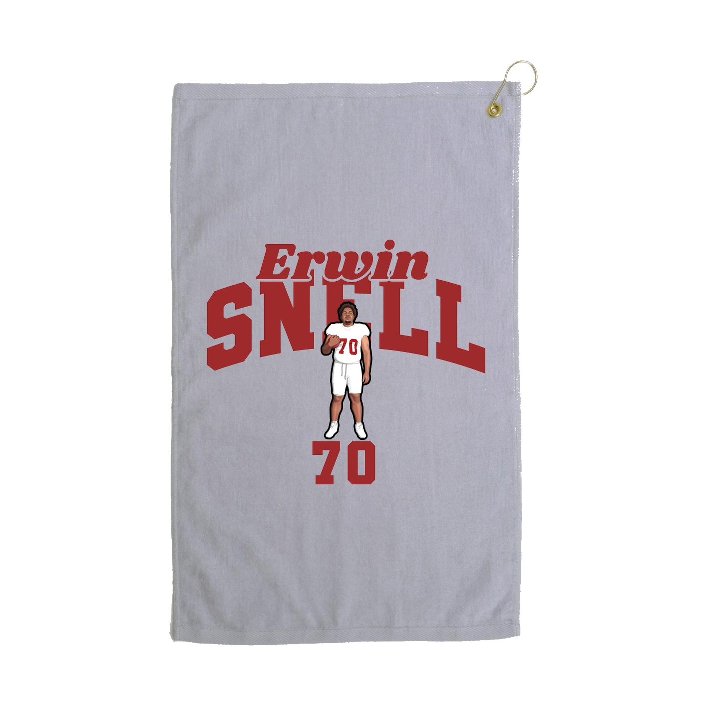 Golf Towel — Signature Arch in Grey