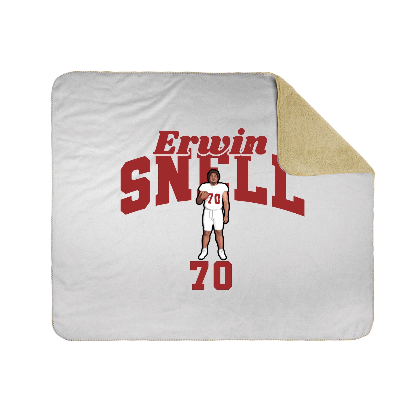 Throw Blanket — Signature Arch in White