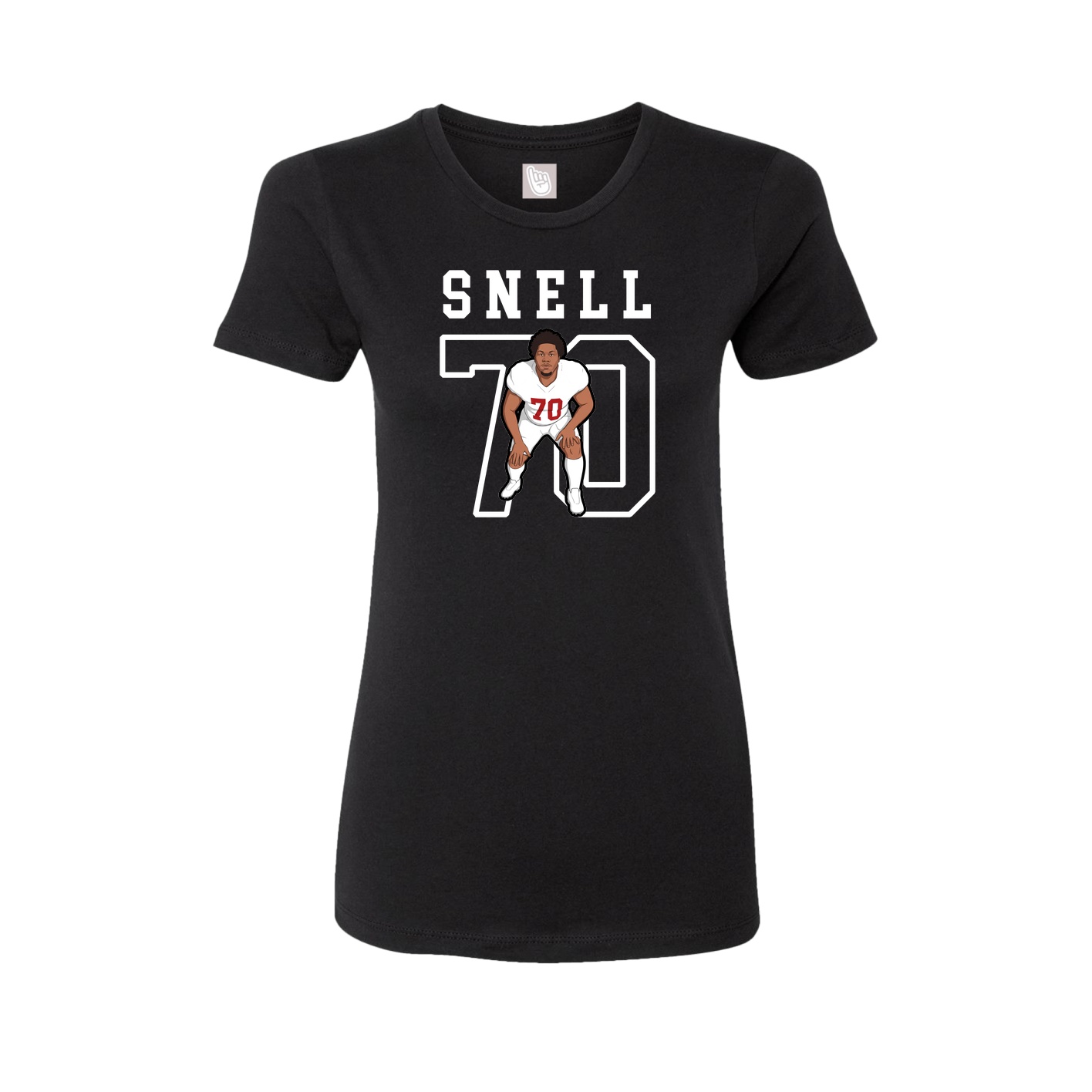 Fitted Women's Tee — Shirsey in Black