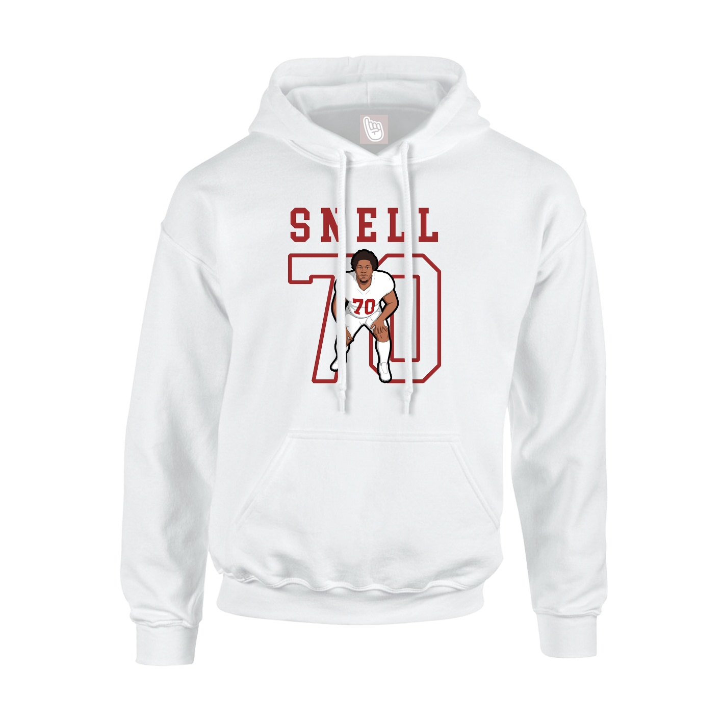 Youth Hoodie — Shirsey in White