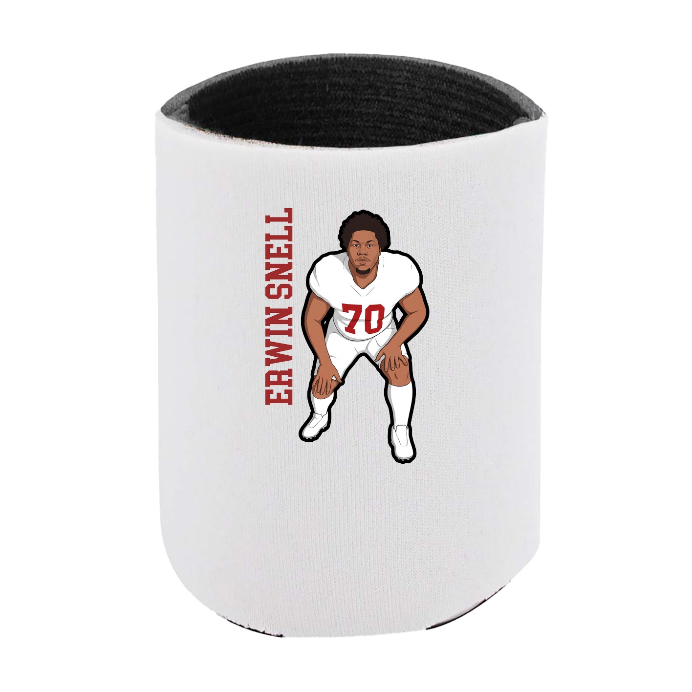 Can Holder — Name Vertical in White