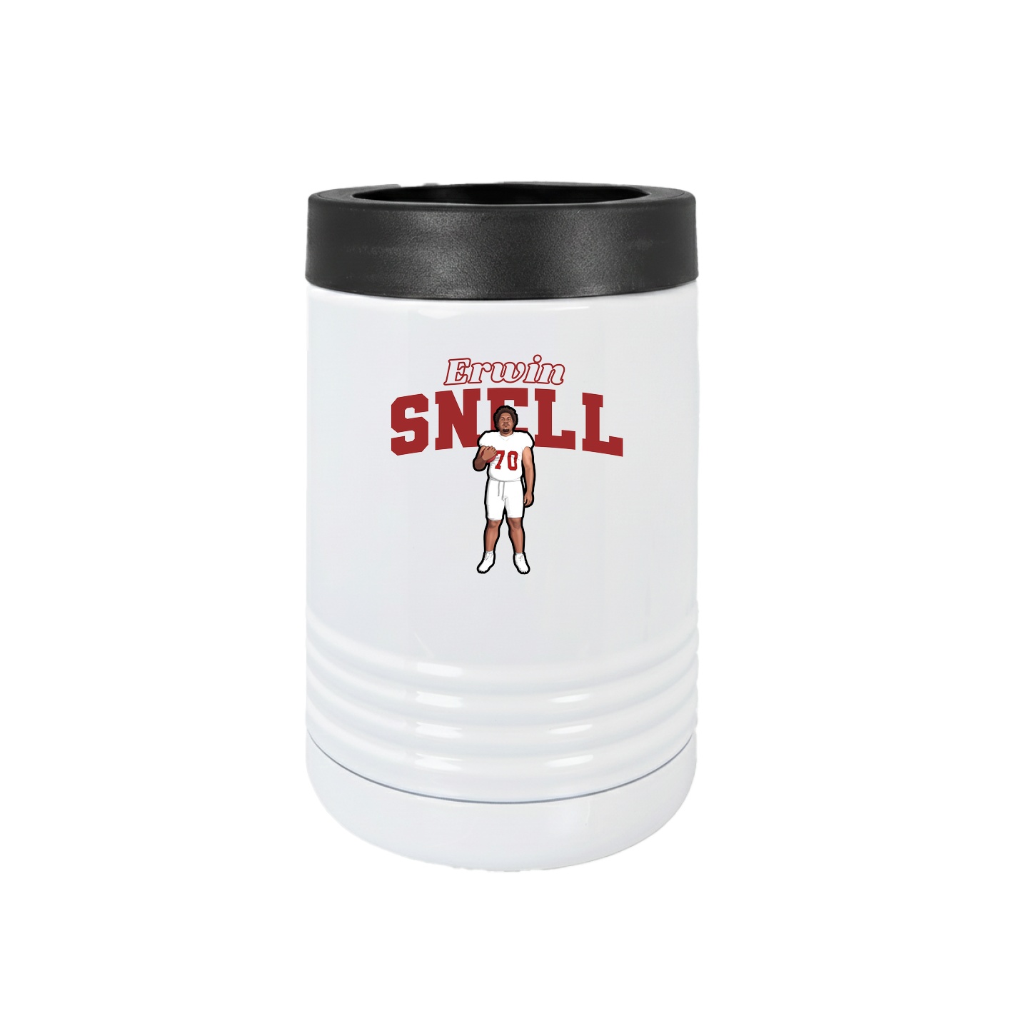 Beverage Holder — Name Arch in White